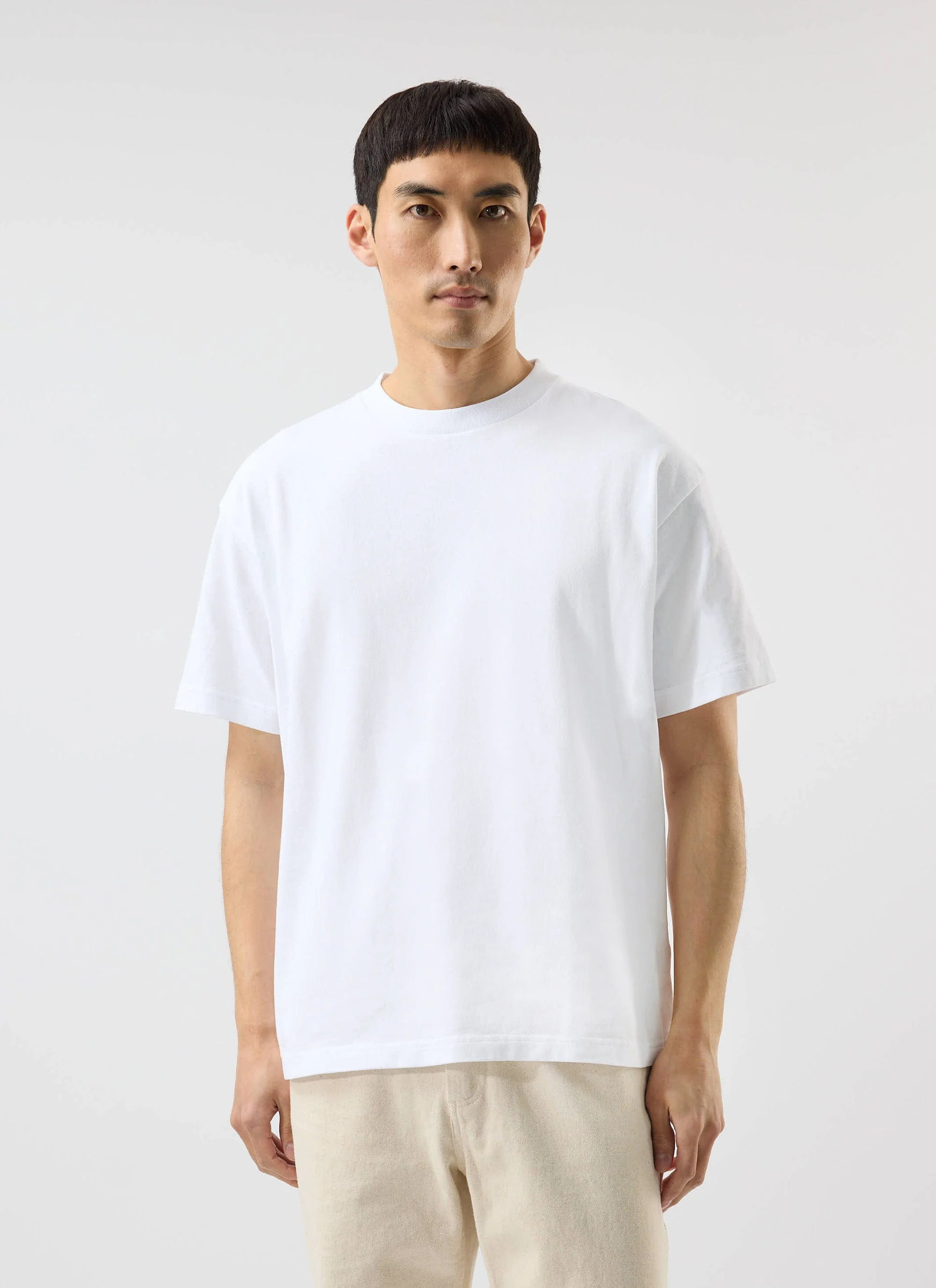3 Pack Oversized T Shirts | Organic Cotton | White / Black / Navy - Image 3