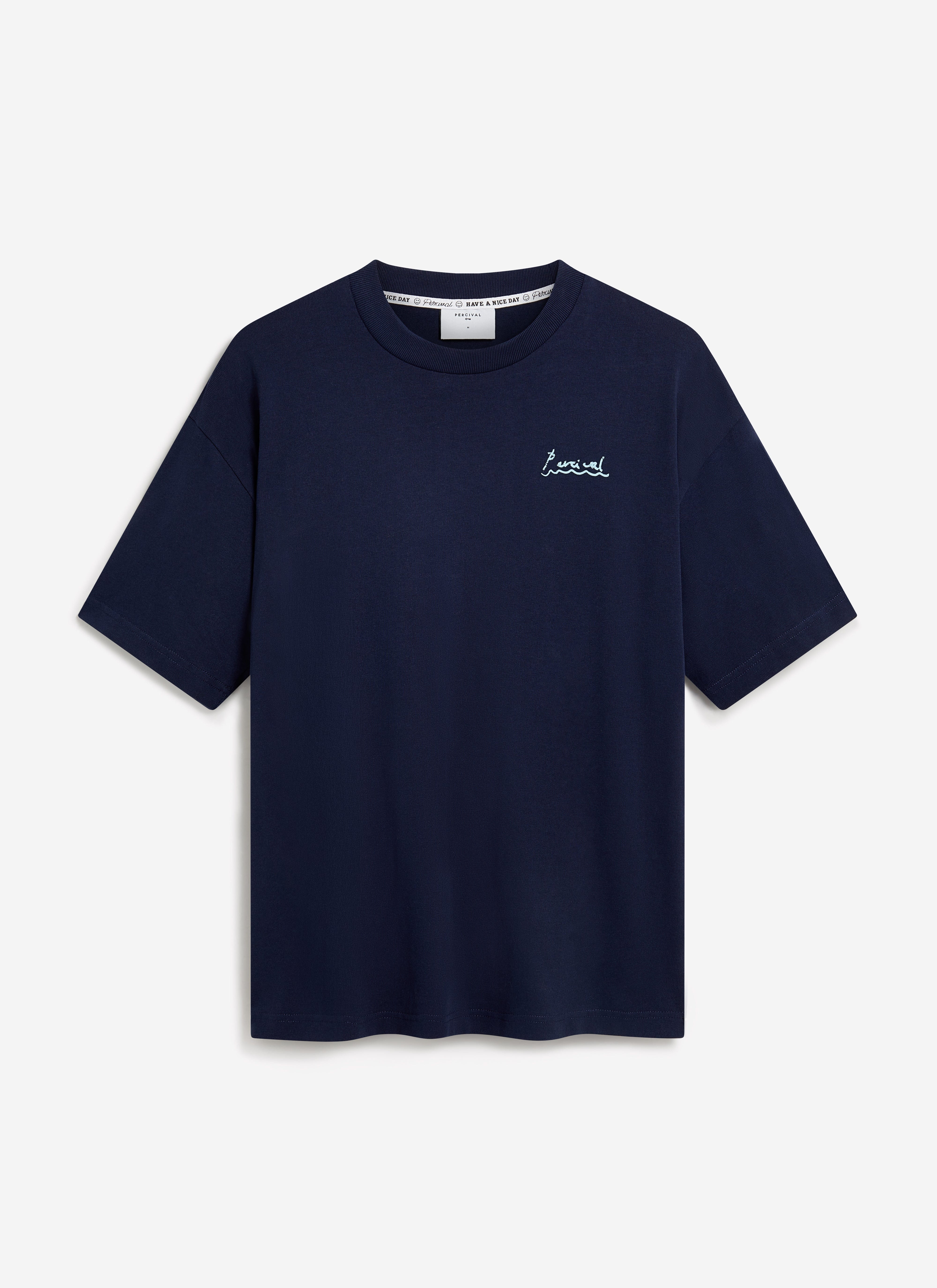 Amor Oversized T Shirt | Organic Cotton | Navy - Image 7