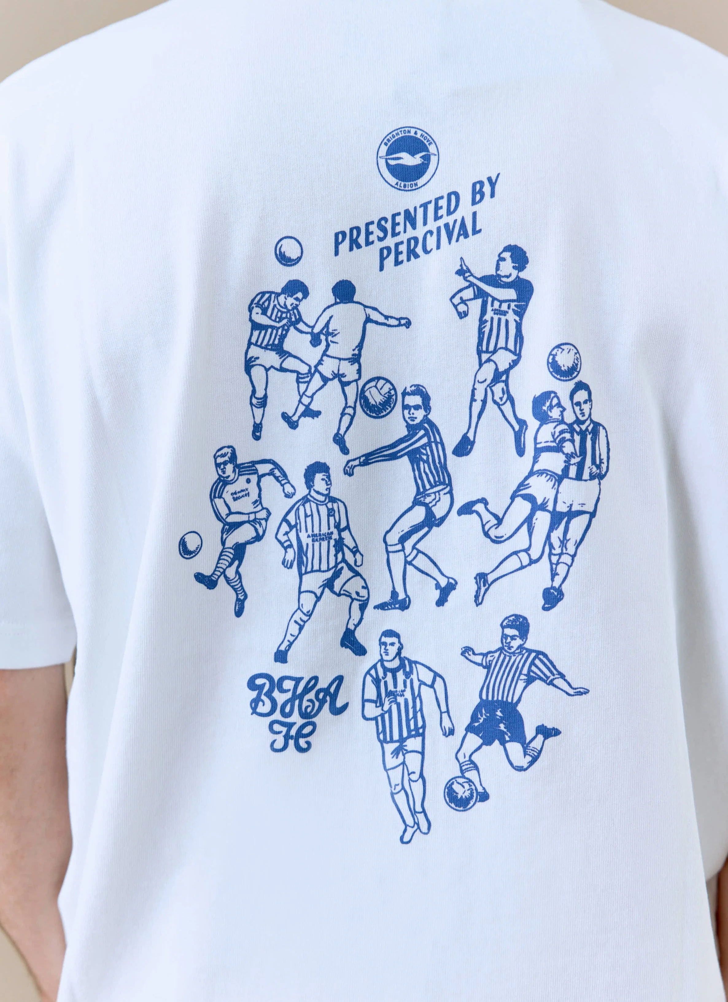Archive Kits T Shirt | Brighton & Hove Albion F.C. x Percival | White