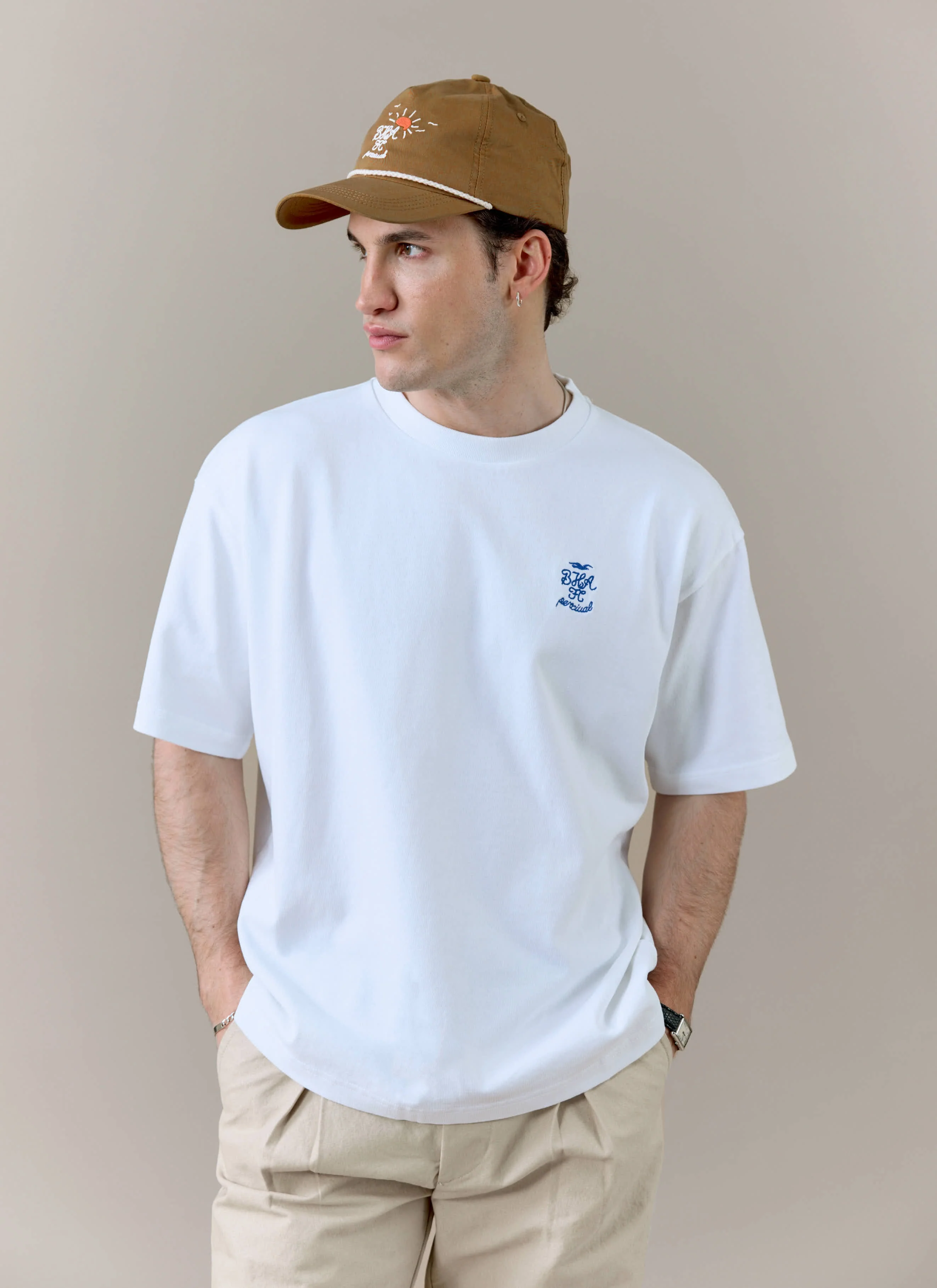 Archive Kits T Shirt | Brighton & Hove Albion F.C. x Percival | White - Image 2