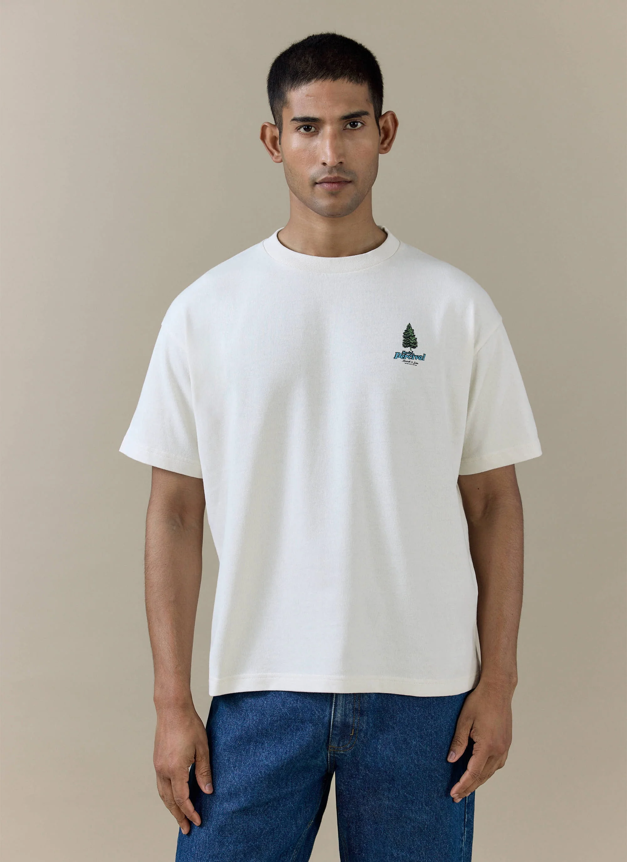 Arnold Oversized T Shirt | Organic Cotton | Cream - Image 6