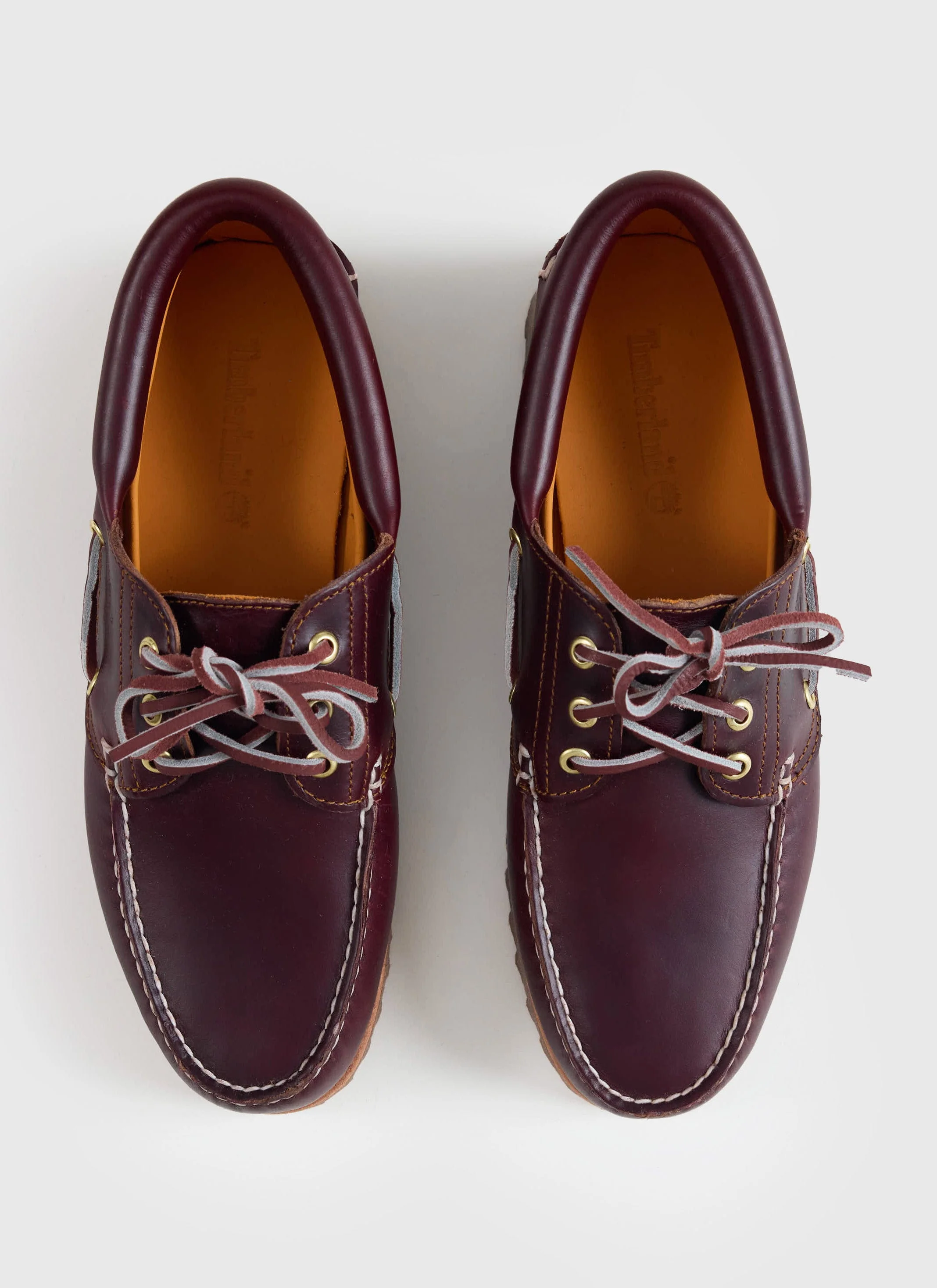 Timberland | Authentic Boat Shoe | Burgundy - Image 2