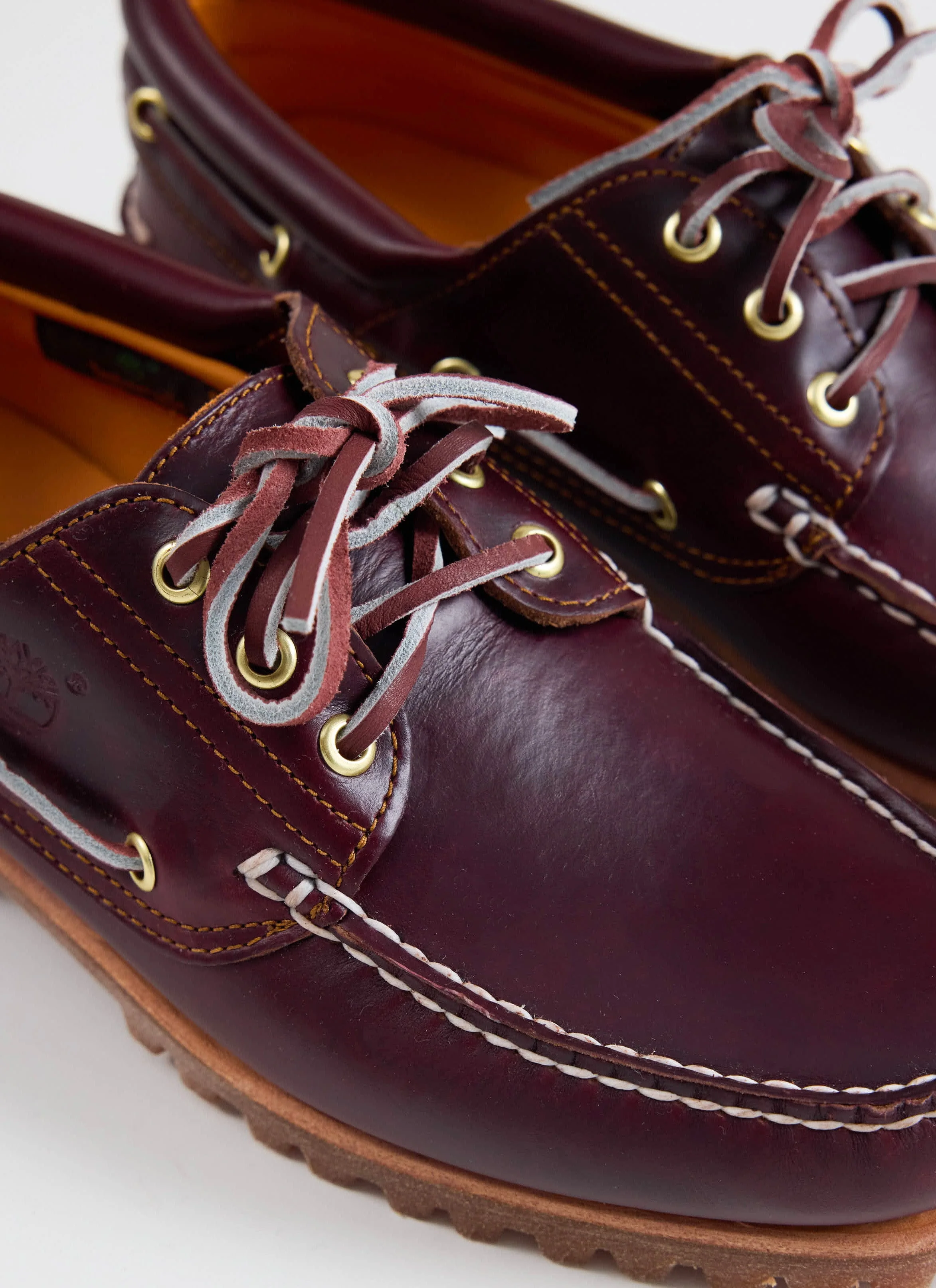 Timberland | Authentic Boat Shoe | Burgundy - Image 3