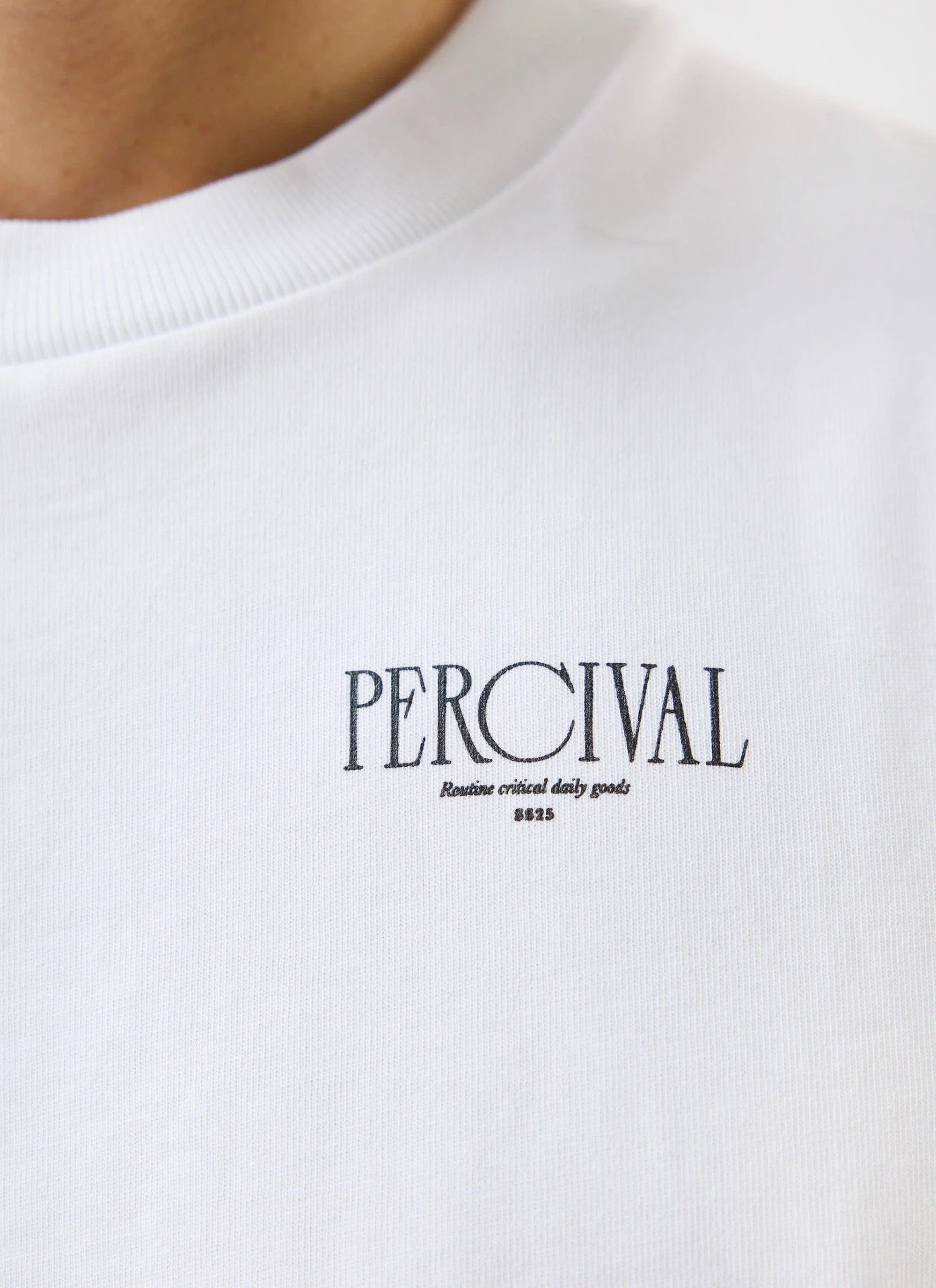 Bistro T Shirt | Embroidered Organic Cotton | White - Image 4