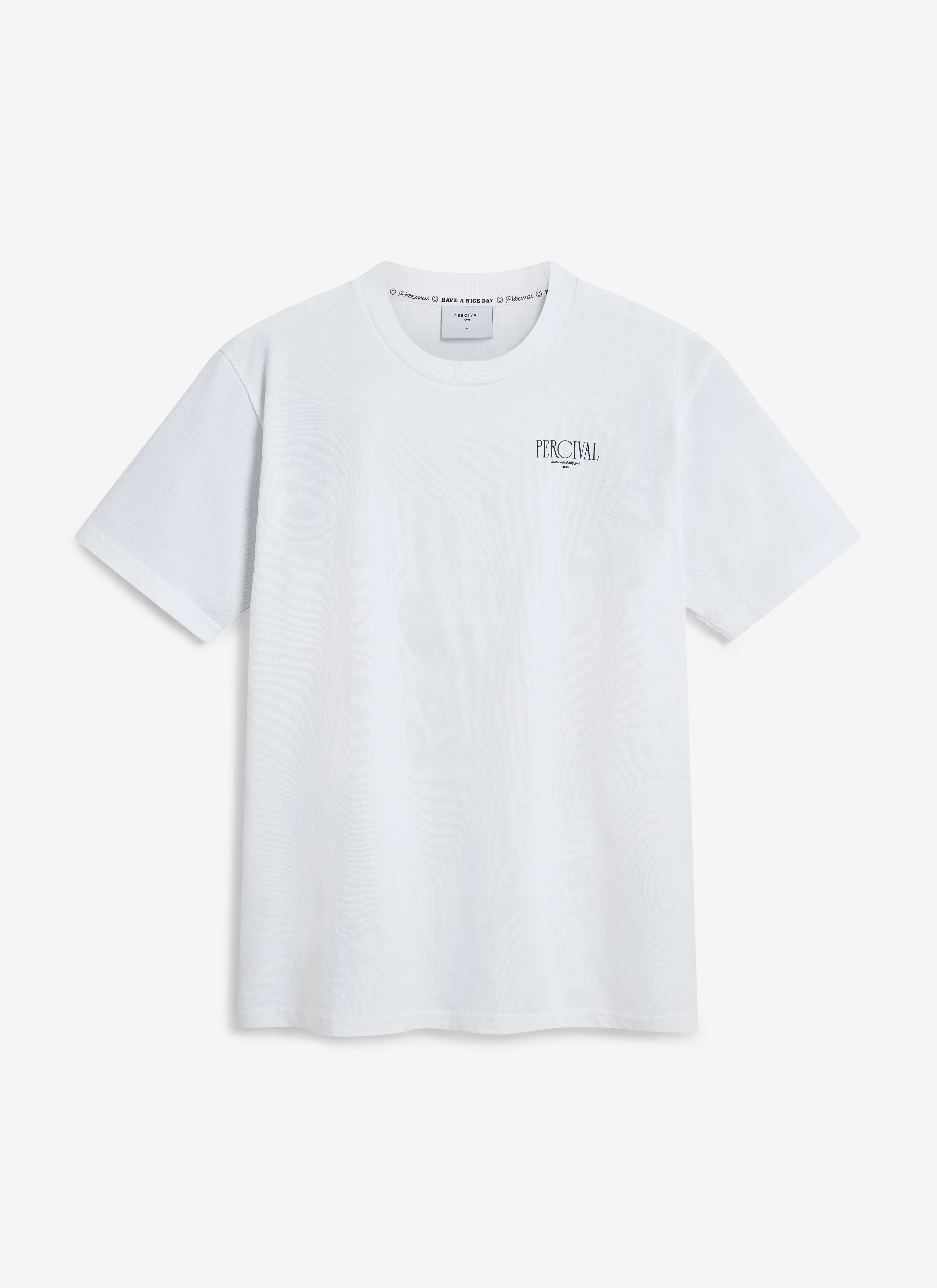 Bistro T Shirt | Embroidered Organic Cotton | White - Image 8