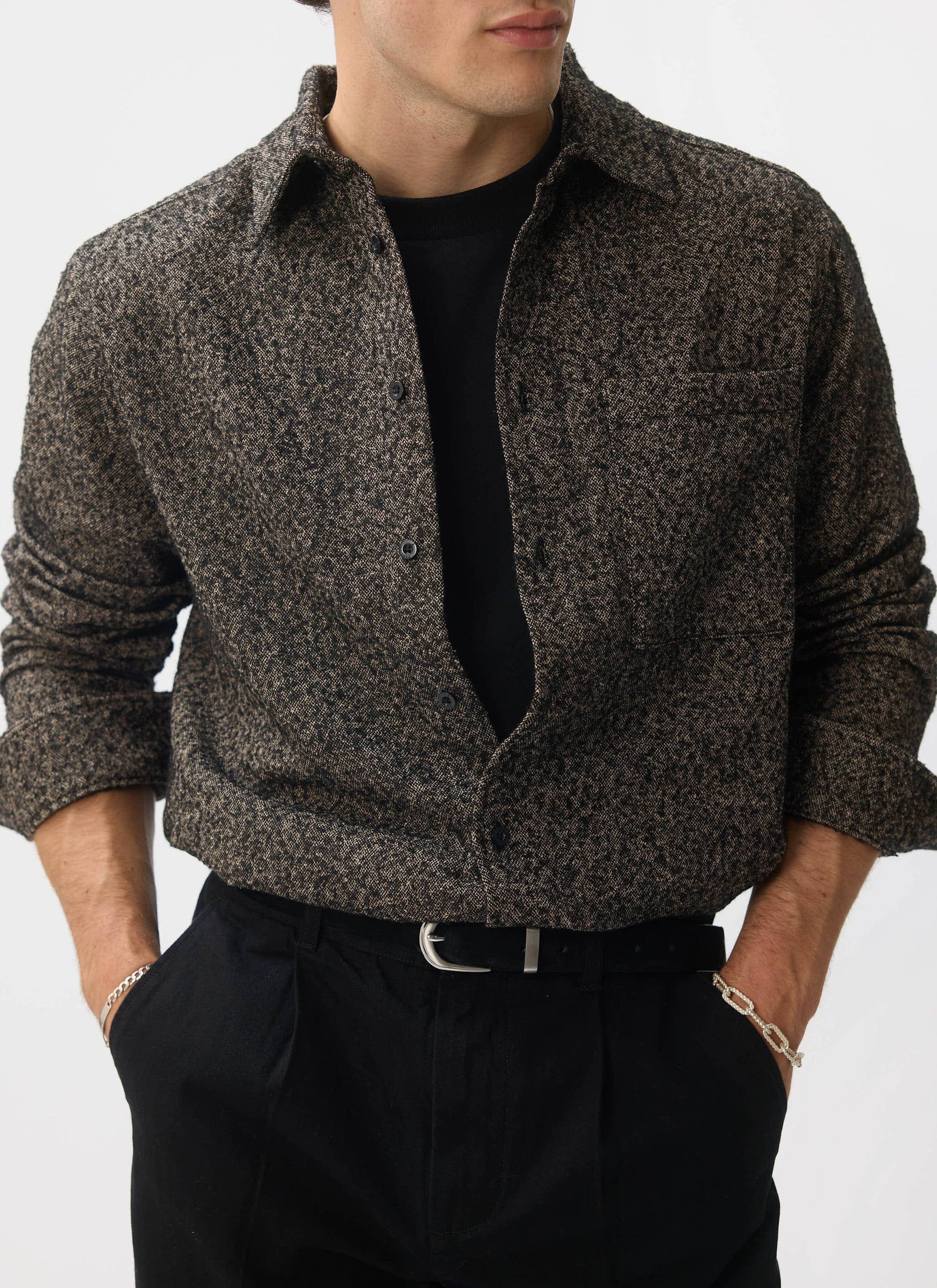 Blyton Long Sleeve Shirt | Grey - Image 3