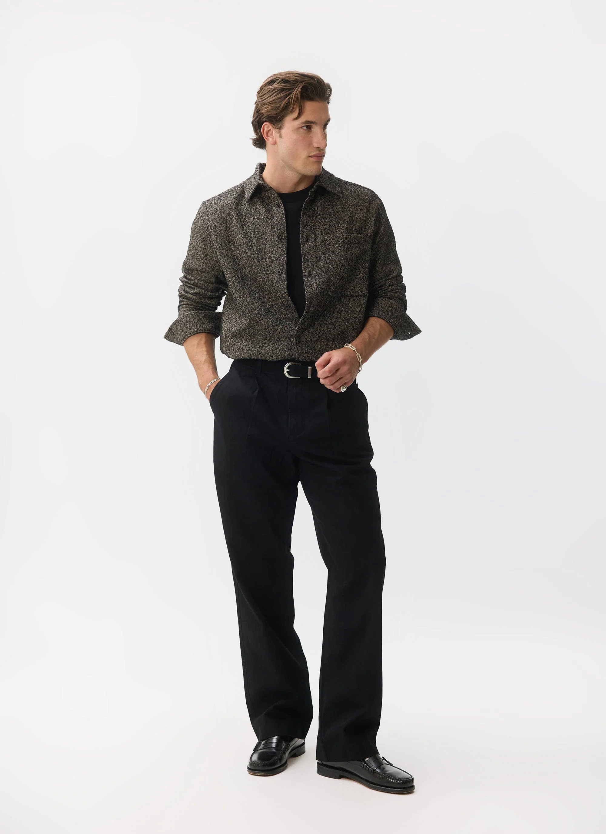 Blyton Long Sleeve Shirt | Grey - Image 5