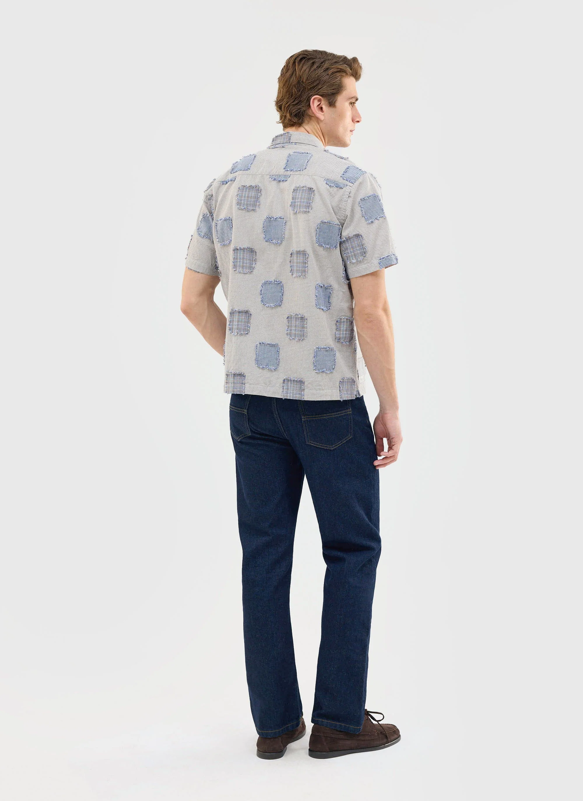 Bruno Boxy Clerk Shirt | Grey - Image 4