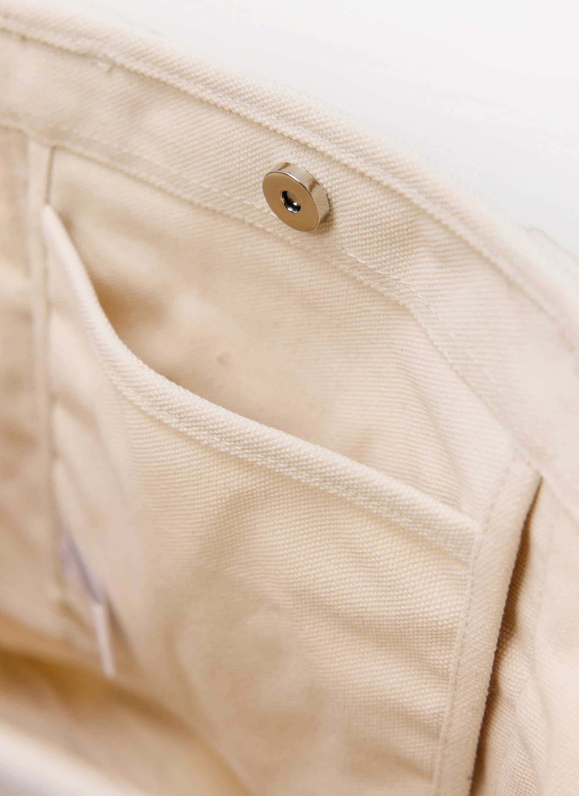Tote Bag | Cotton Canvas | Cream - Image 4