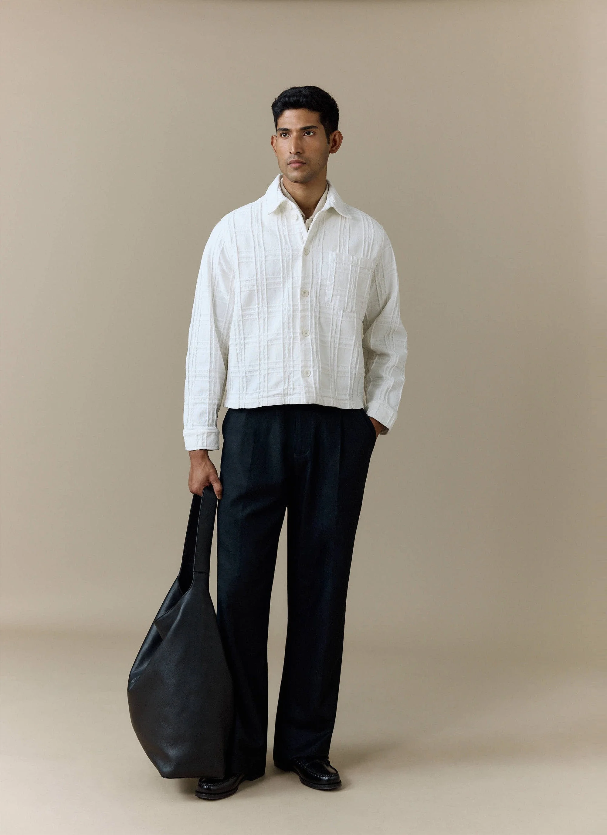 Canyon Heavyweight Overshirt | Cotton | White - Image 2
