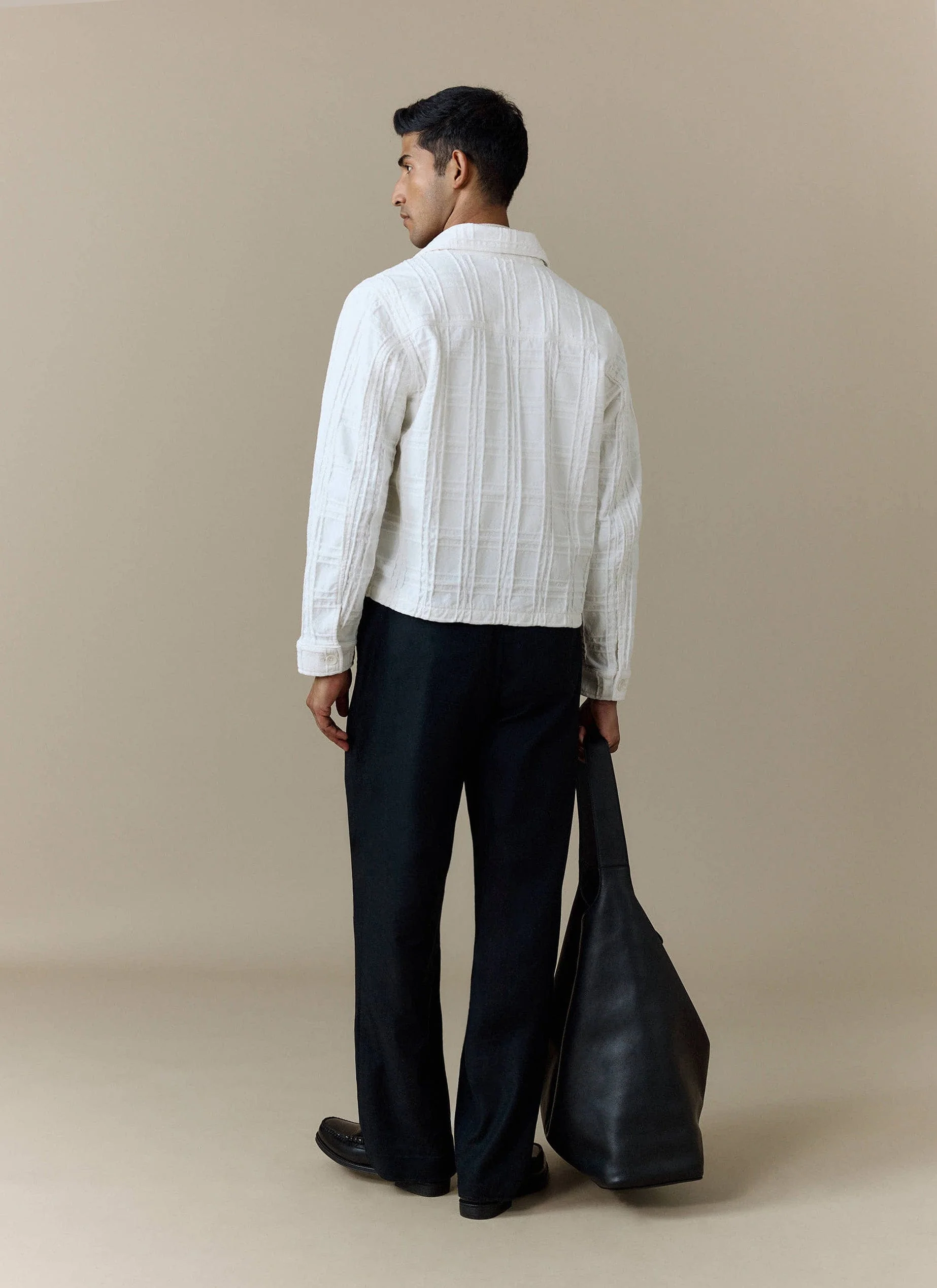 Canyon Heavyweight Overshirt | Cotton | White - Image 6