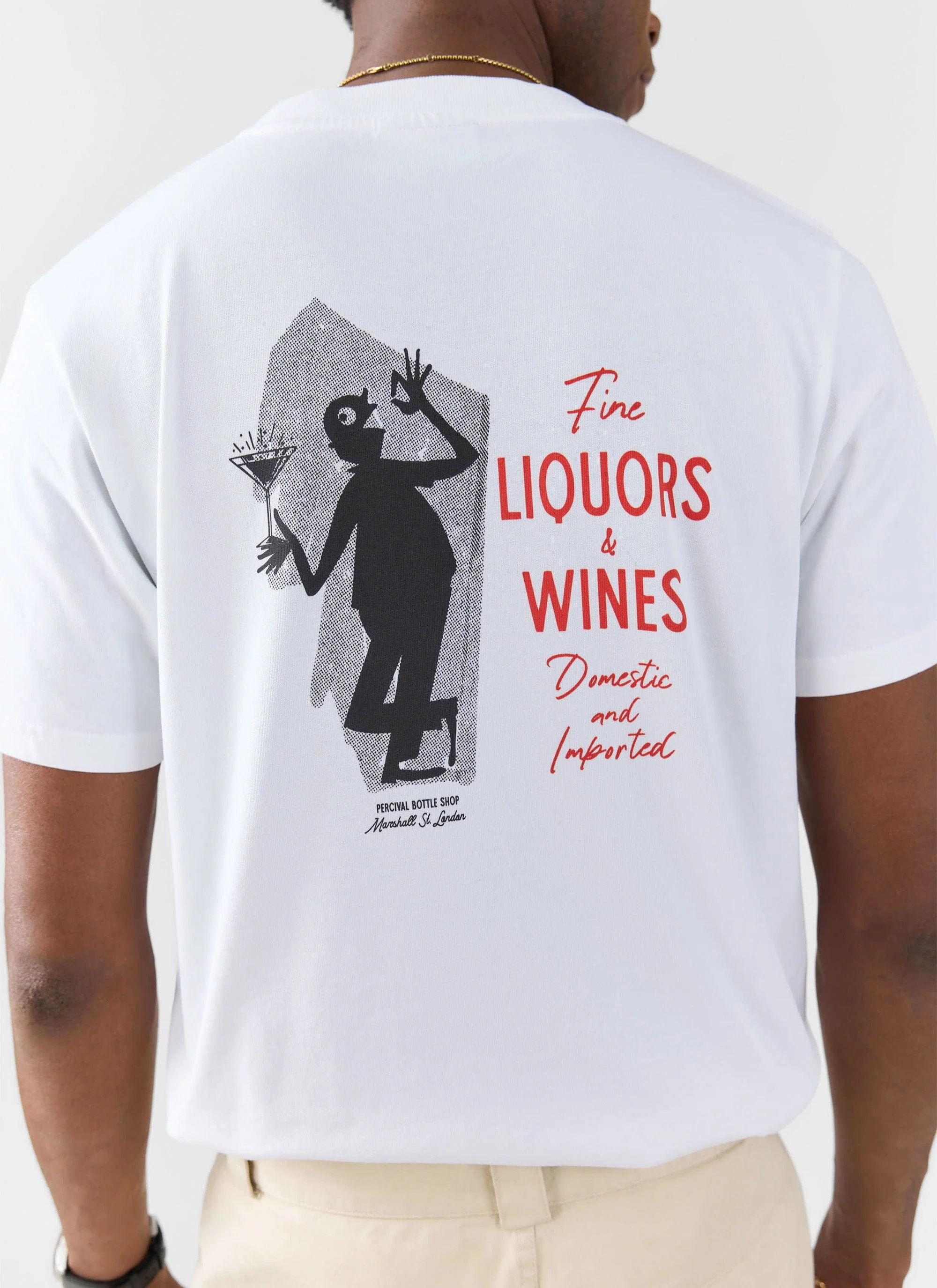Carlo Mixologist T Shirt | Organic Cotton | White