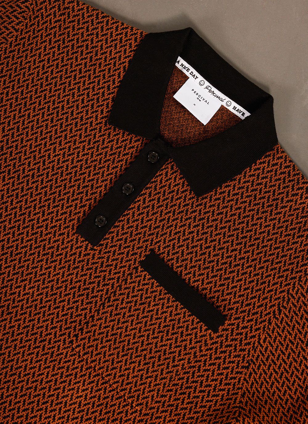 Casa Martini Knitted Polo | Cotton | Espresso - Image 5