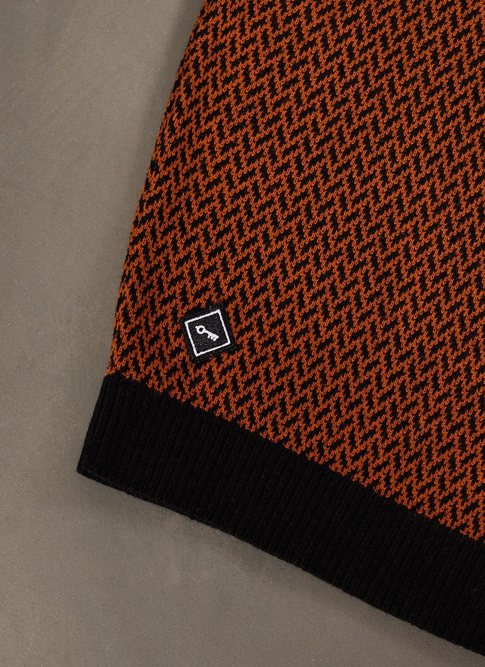Casa Martini Knitted Polo | Cotton | Espresso - Image 6