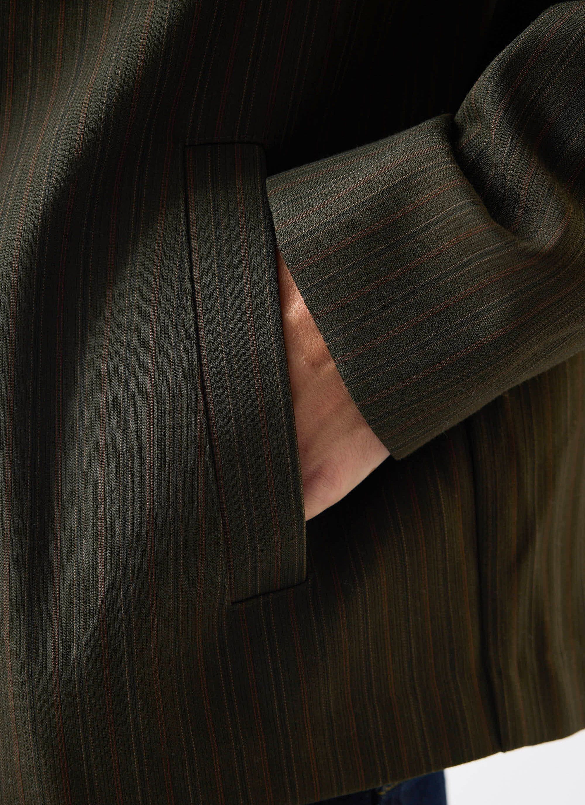 Men's Chapter Zip Up Jacket | Forest Green - Image 9