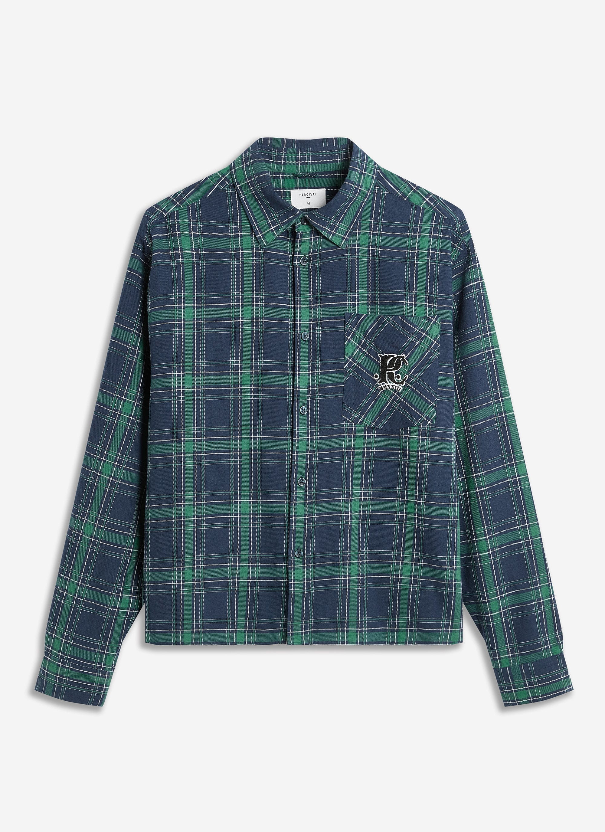 Check Boxy Long Sleeve Shirt | Champion x Percival | Multi - Image 6