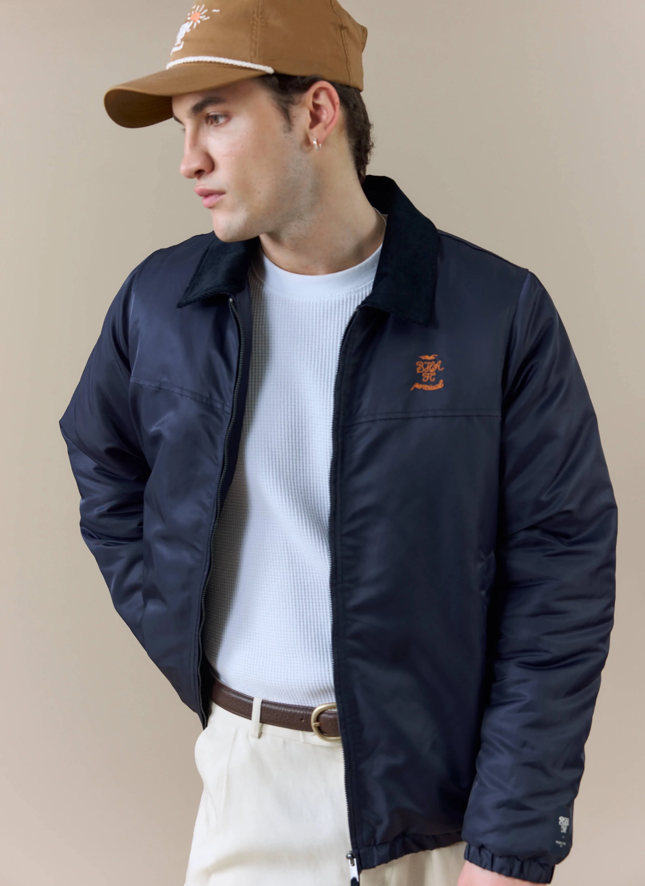 Coach Jacket | Brighton & Hove Albion F.C. x Percival | Navy - Image 5