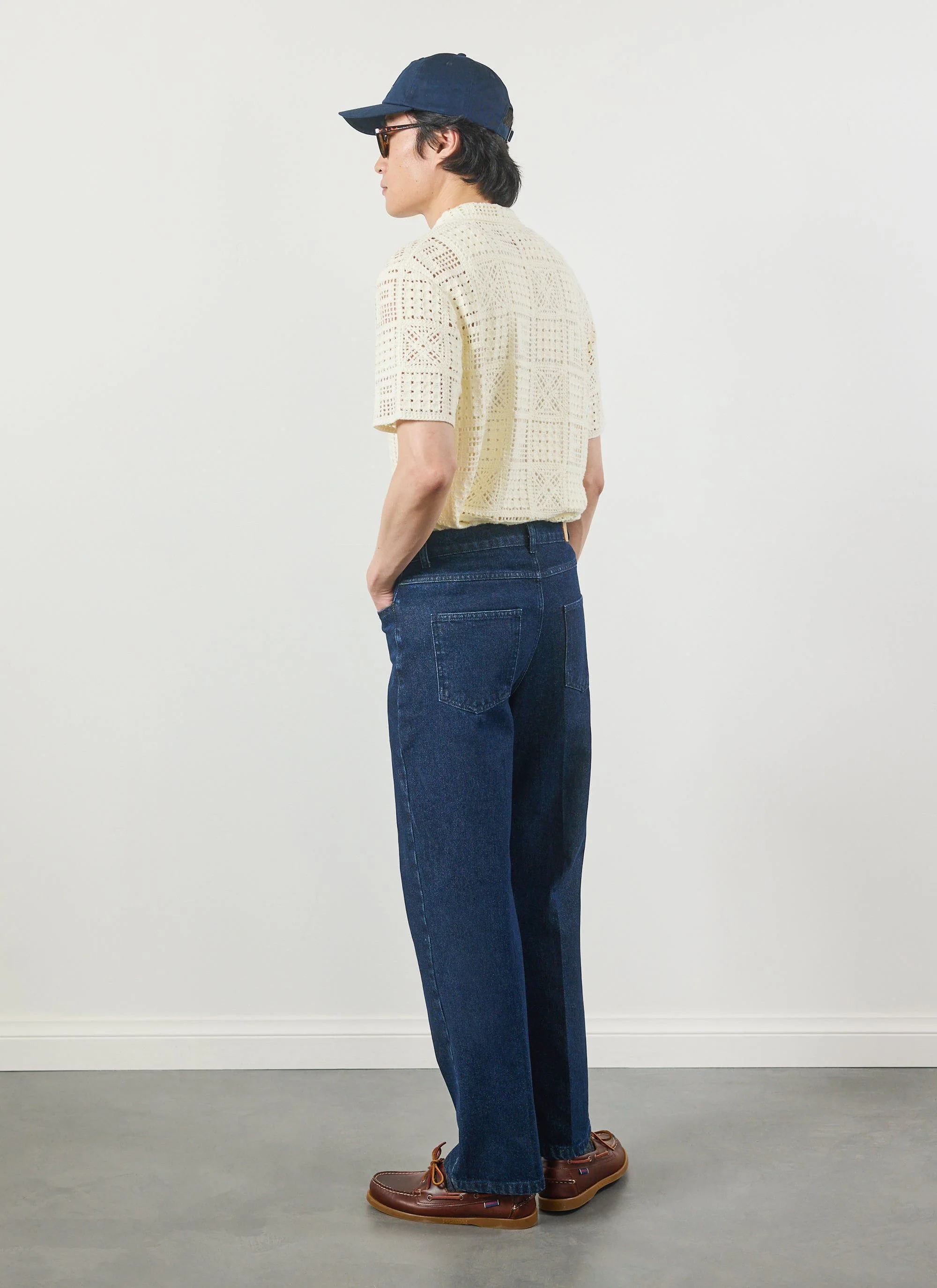 Crochet Groundsman Shirt | Cotton | Cream - Image 5