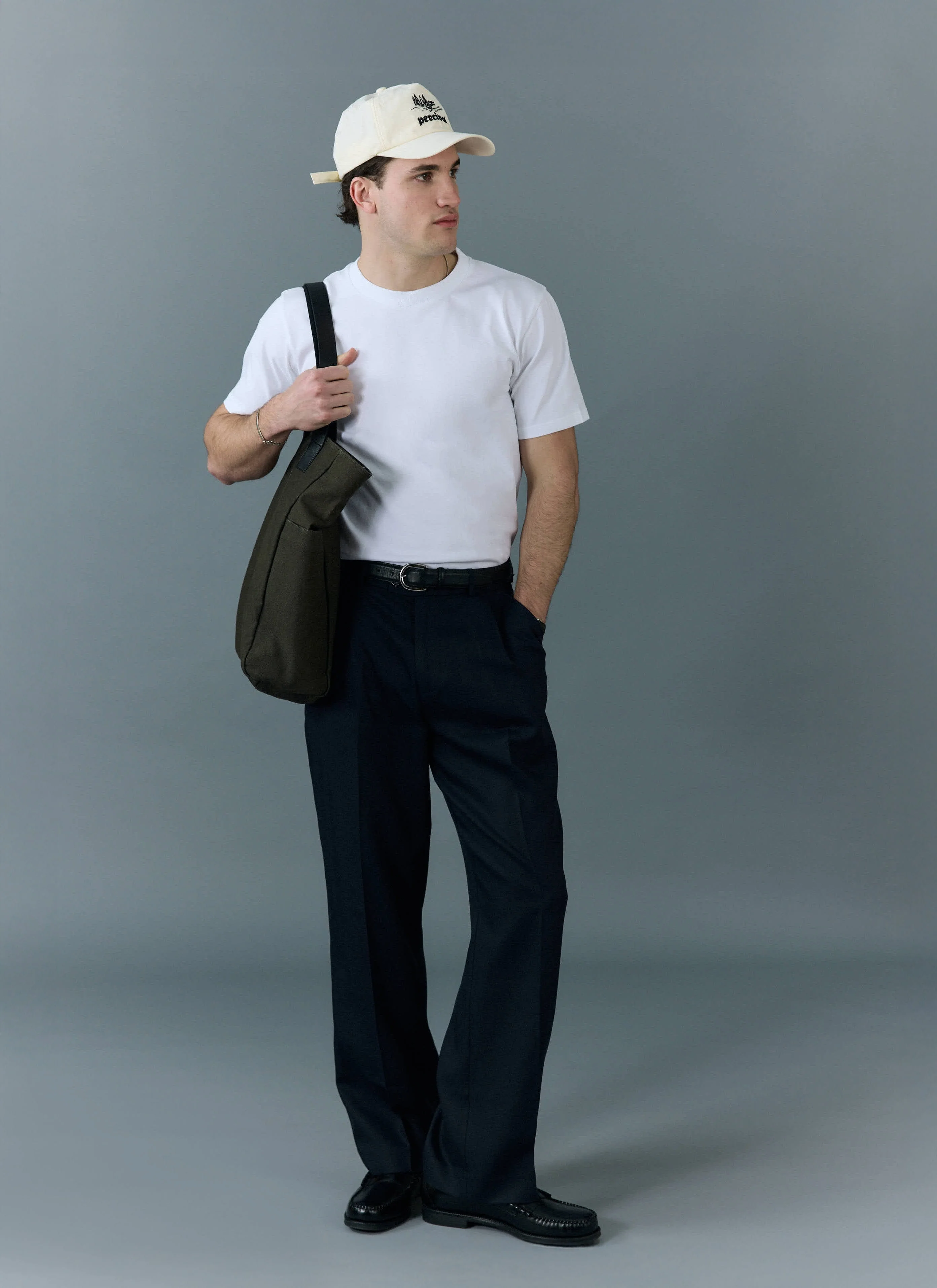 Men's Plain White T Shirt | Regular Fit | Organic Cotton - Image 3