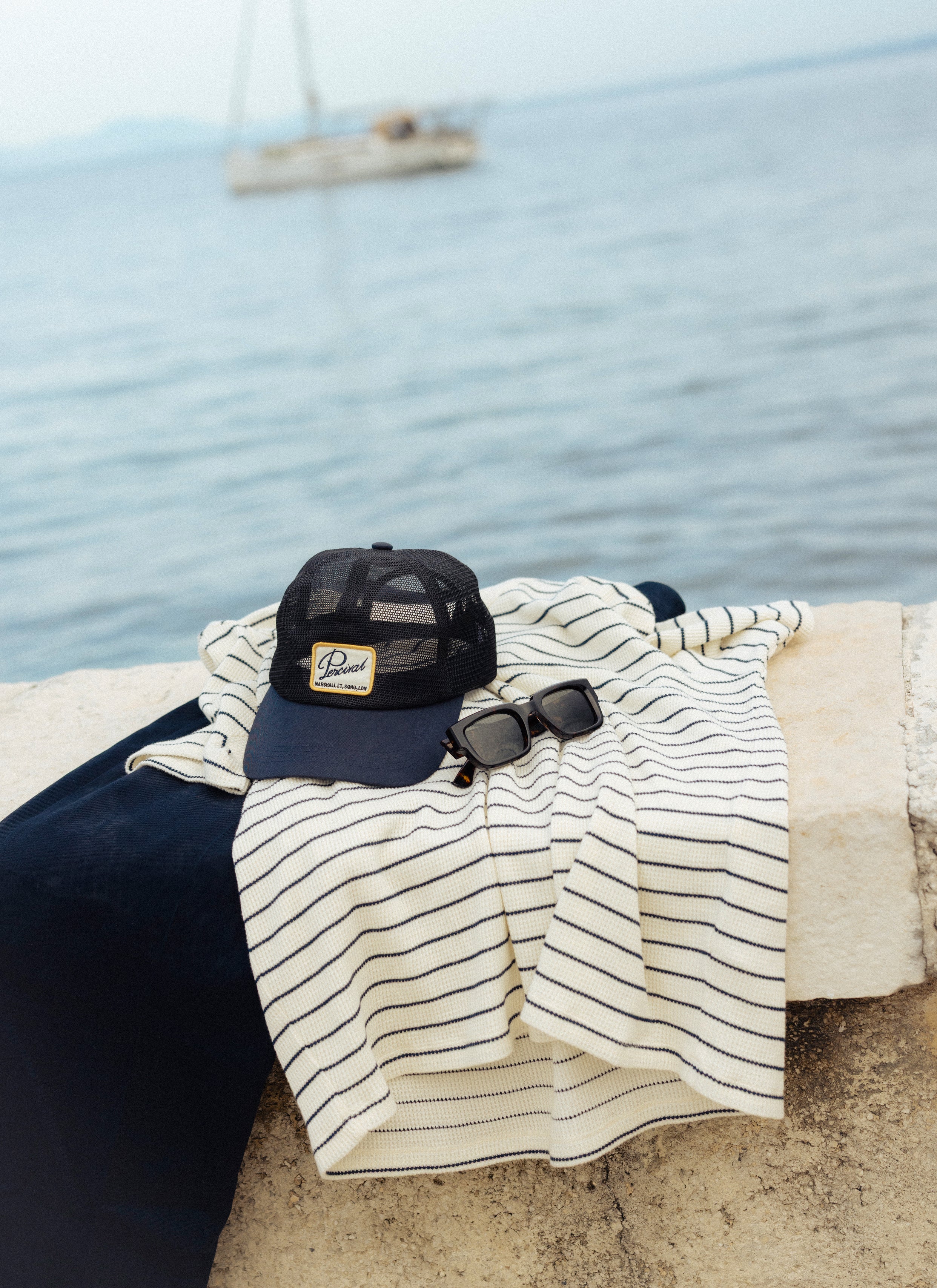 Damien Mesh Trucker Cap | Cotton | Navy - Image 6