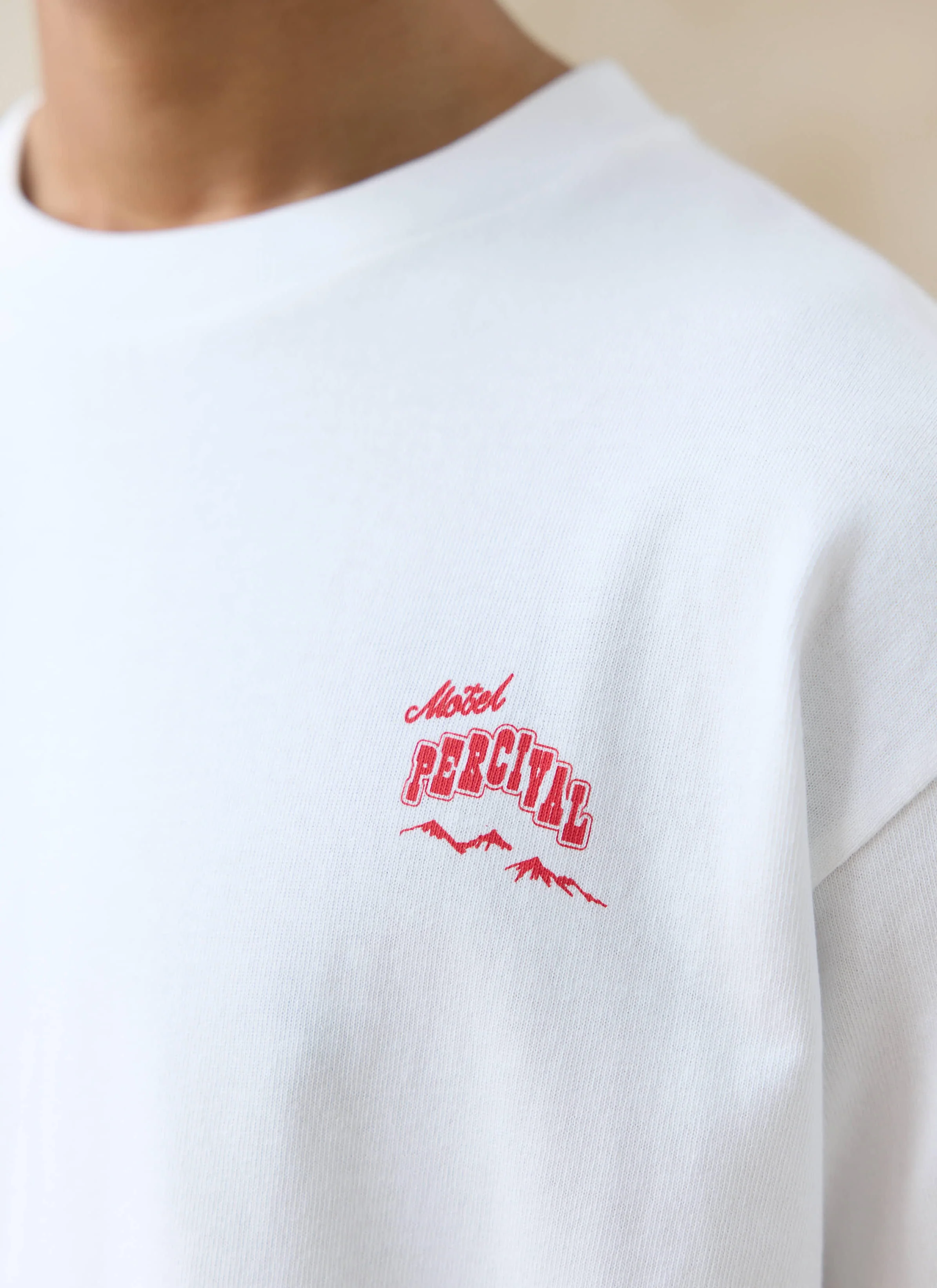 Dexter Oversized T Shirt | Organic Cotton | White - Image 4