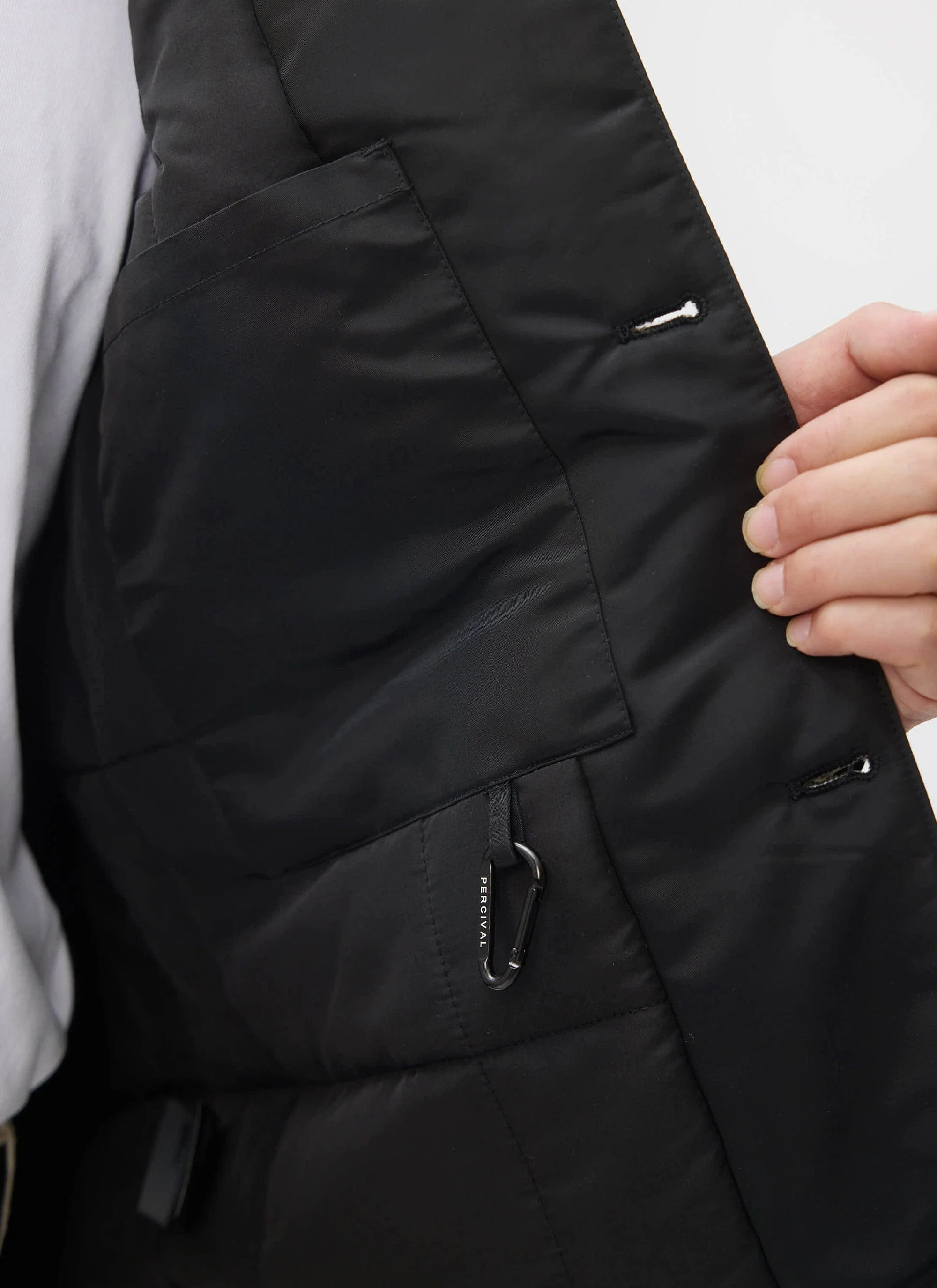 Doppio Bomber Jacket | Nylon | Black - Image 5