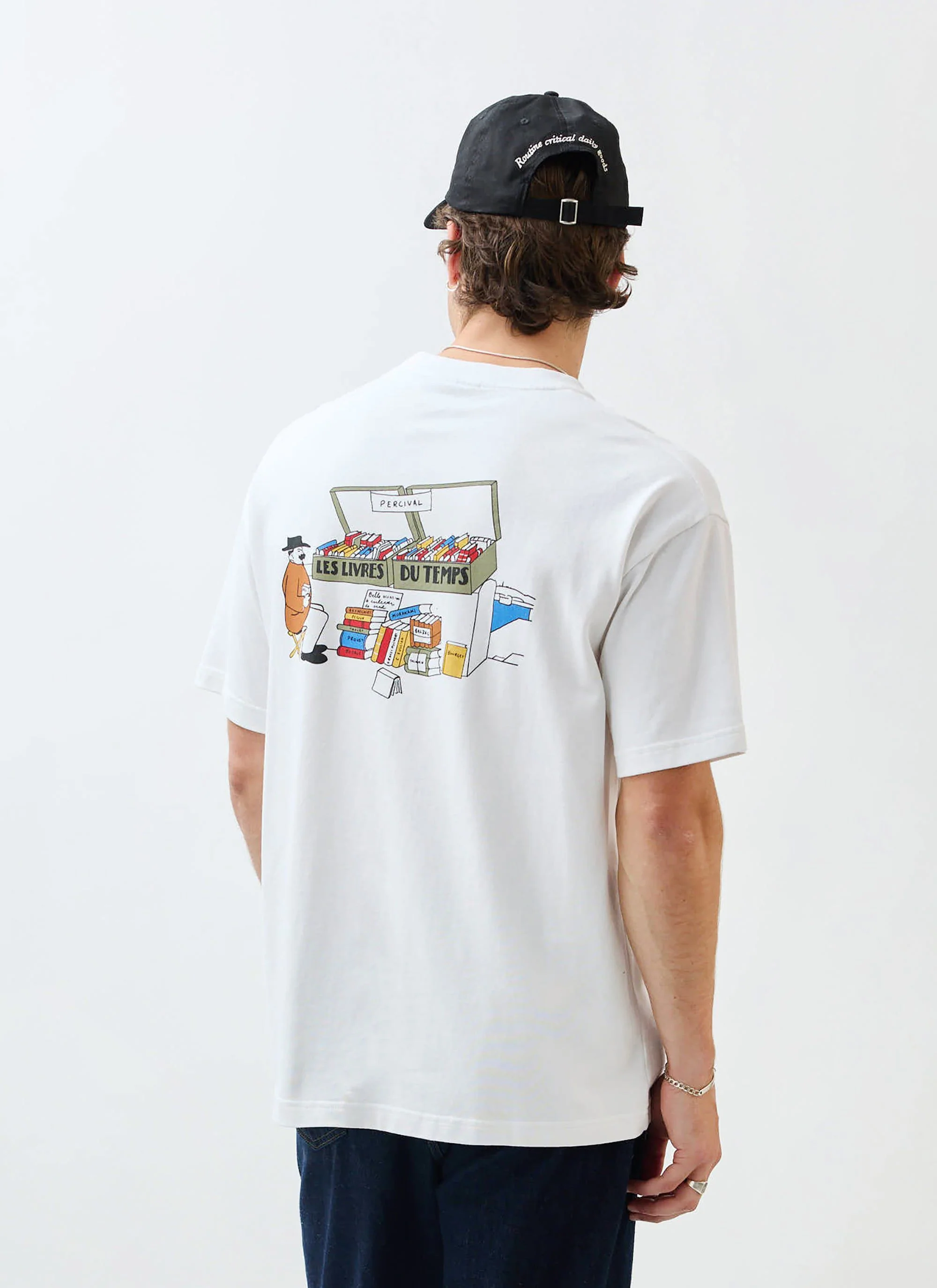 Du Temps Oversized T Shirt | Cotton | White - Image 4