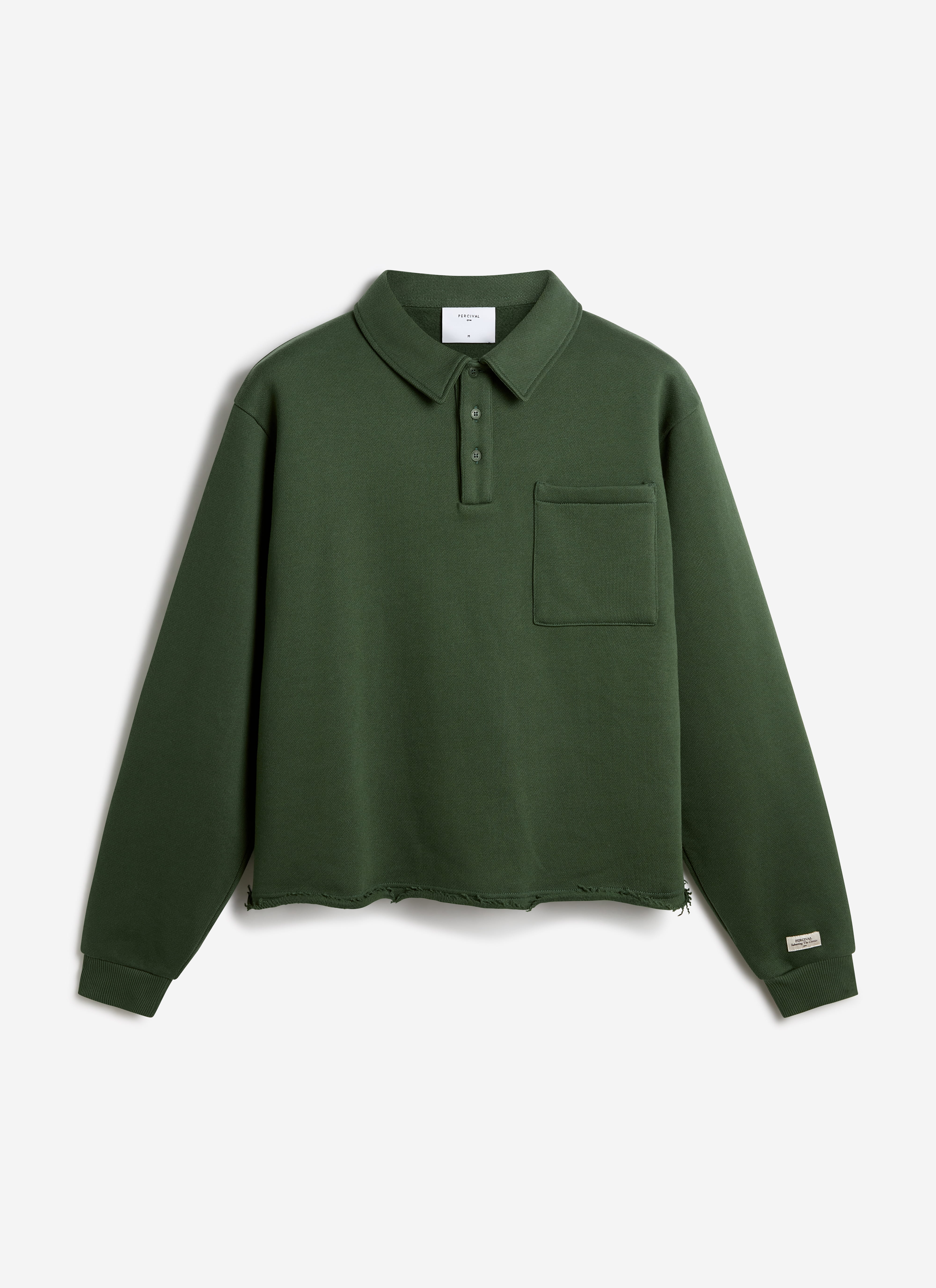 Dudley Boxy Sweatshirt | Cotton | Forest - Image 7