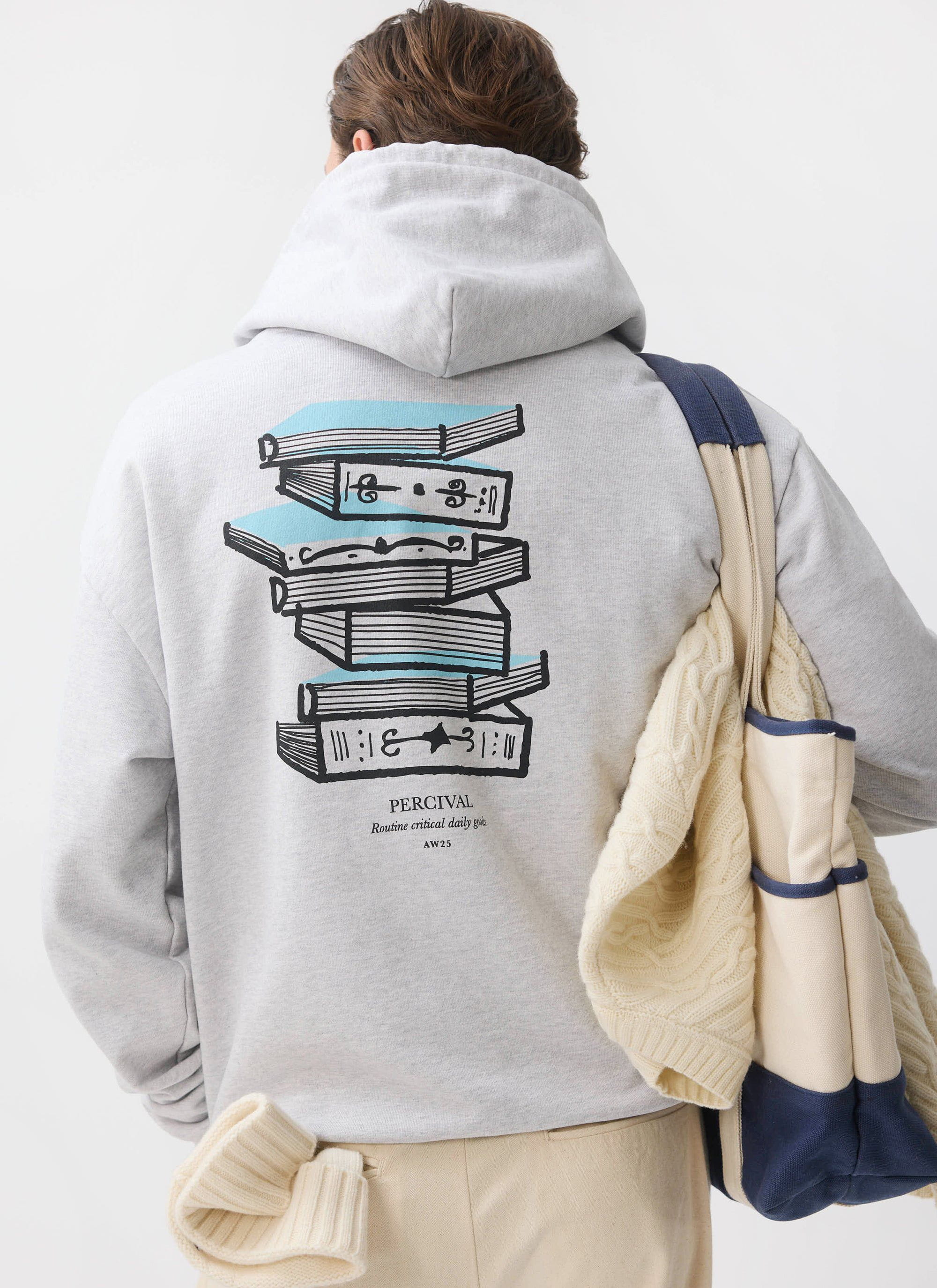 Duke Hoodie | Cotton | Grey