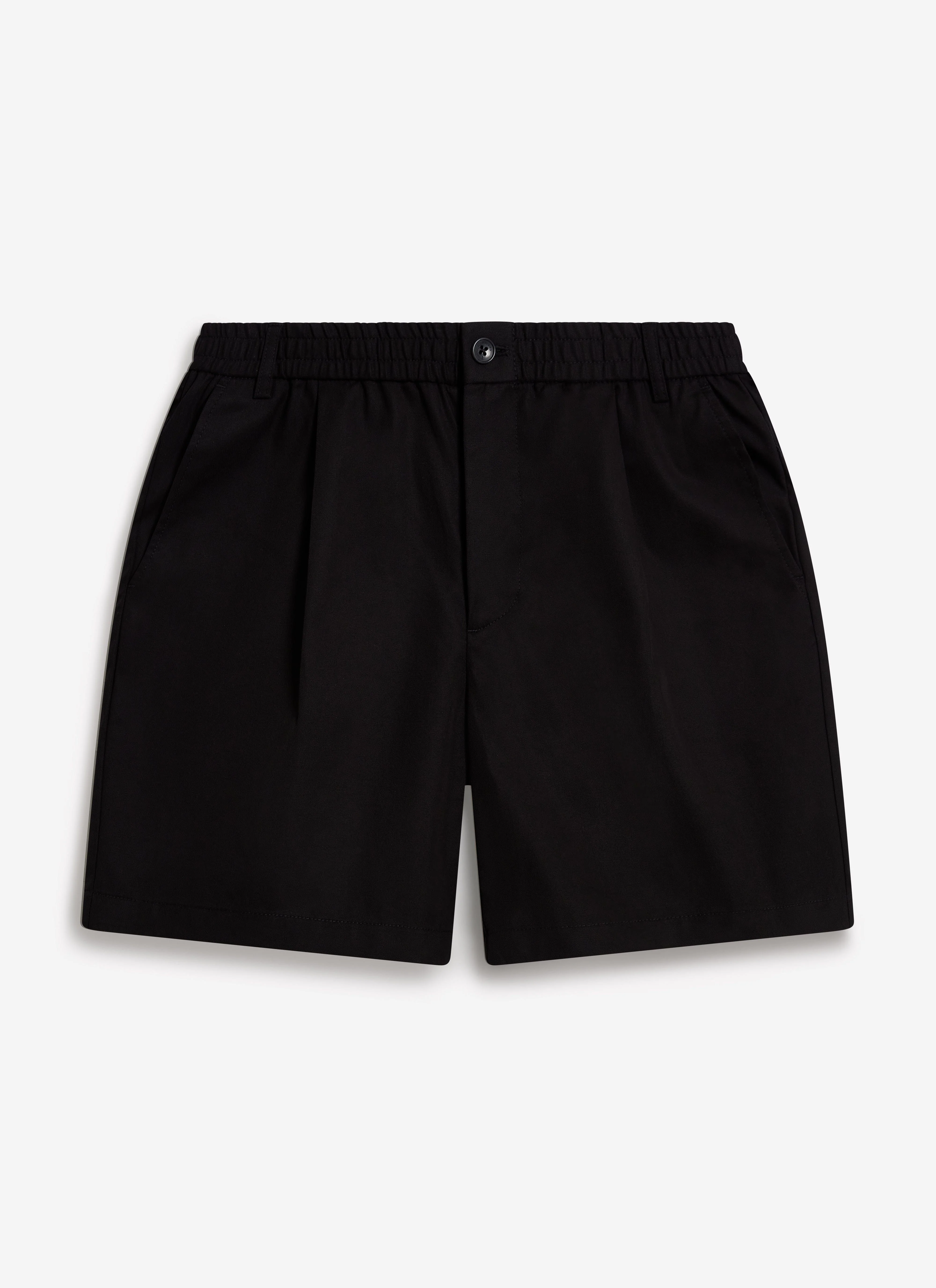 Enzo Tailored Shorts | Cotton | Black - Image 5