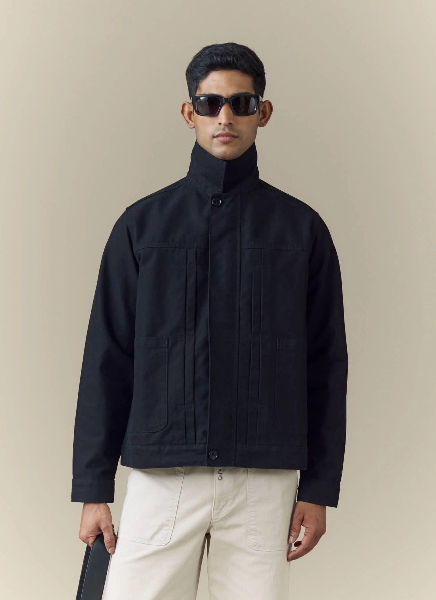 Ernst Jacket | Cotton | Black - Image 4