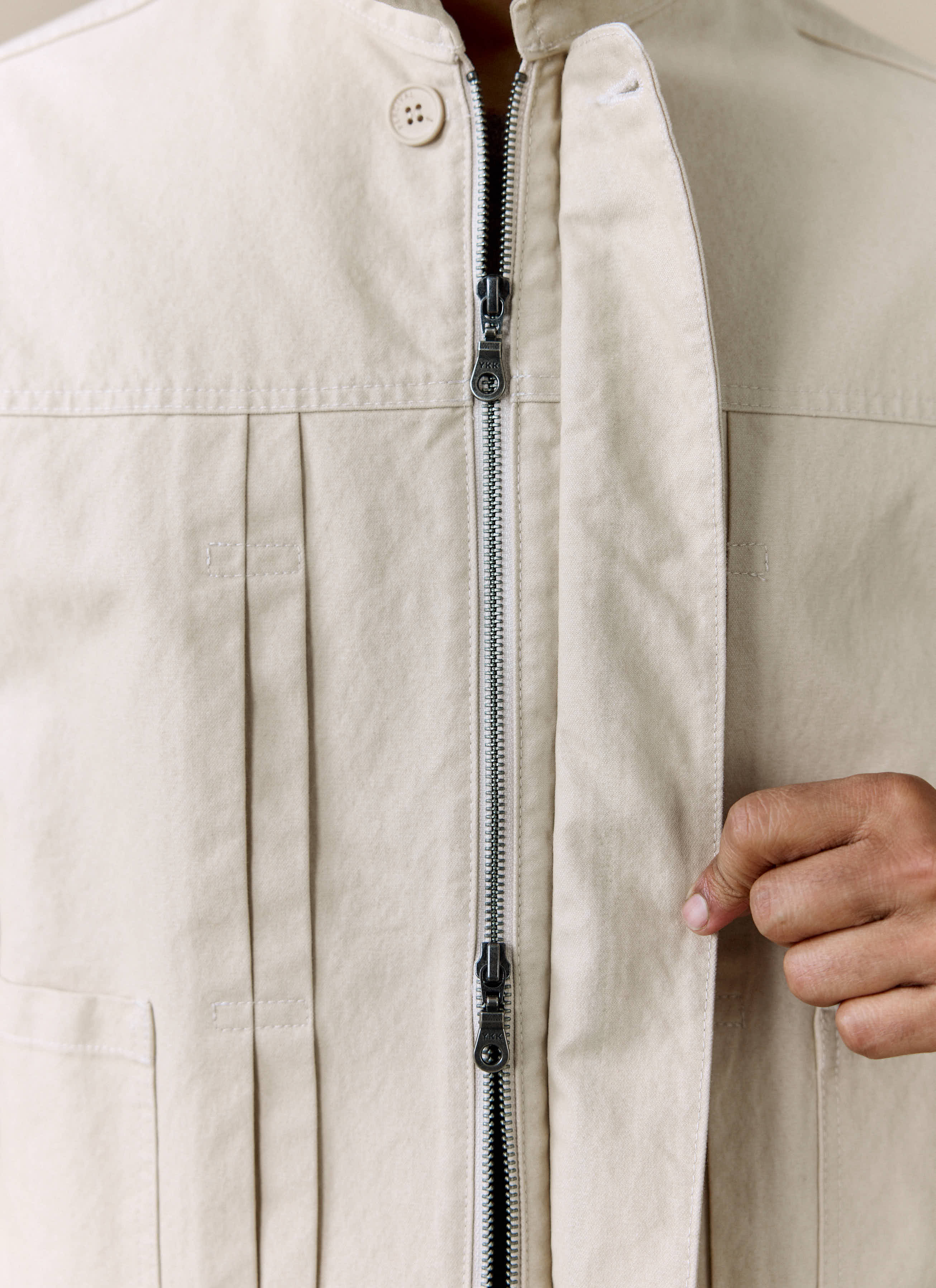 Ernst Jacket | Cotton | Cream - Image 5