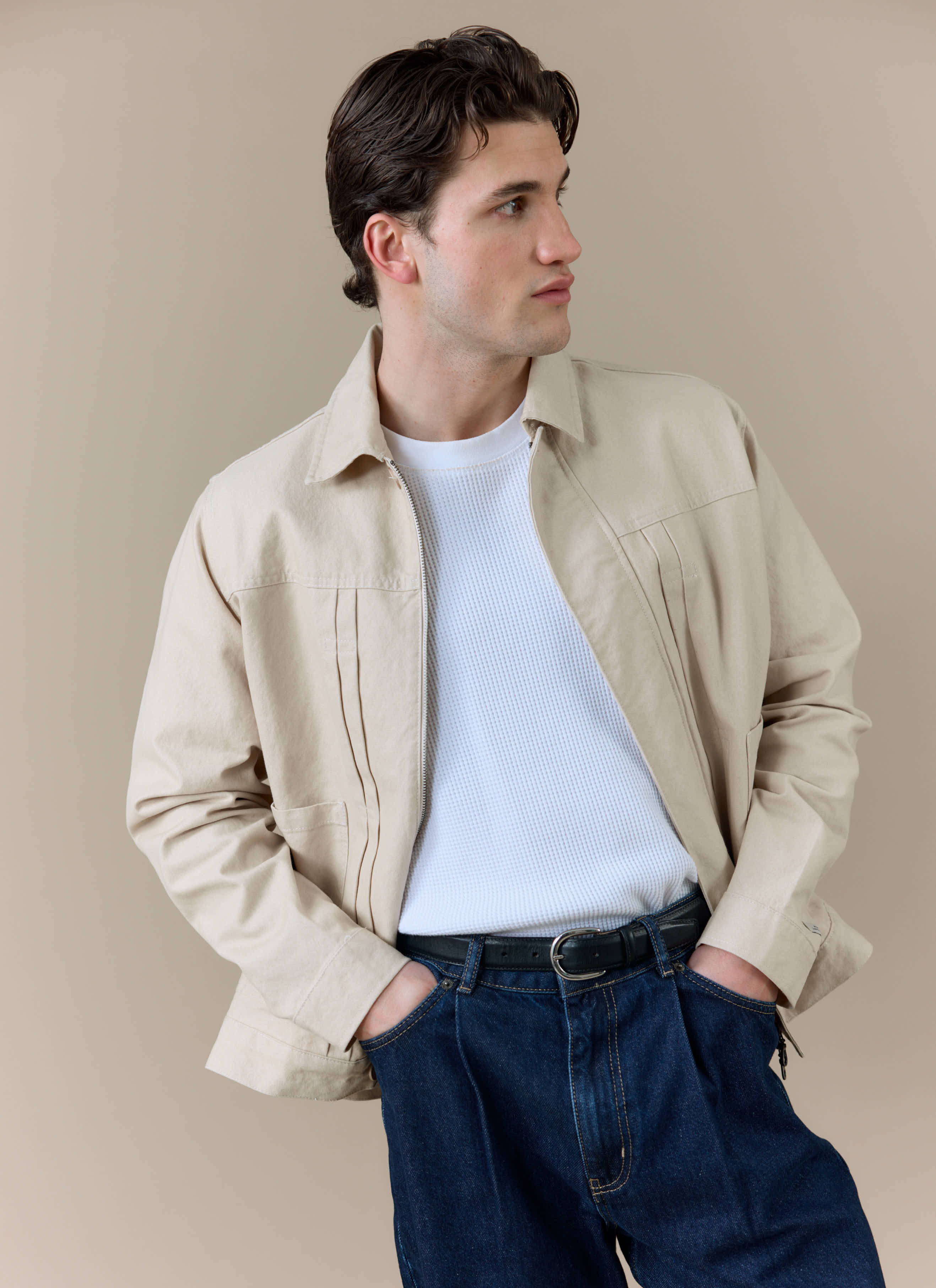 Ernst Jacket | Cotton | Cream - Image 6