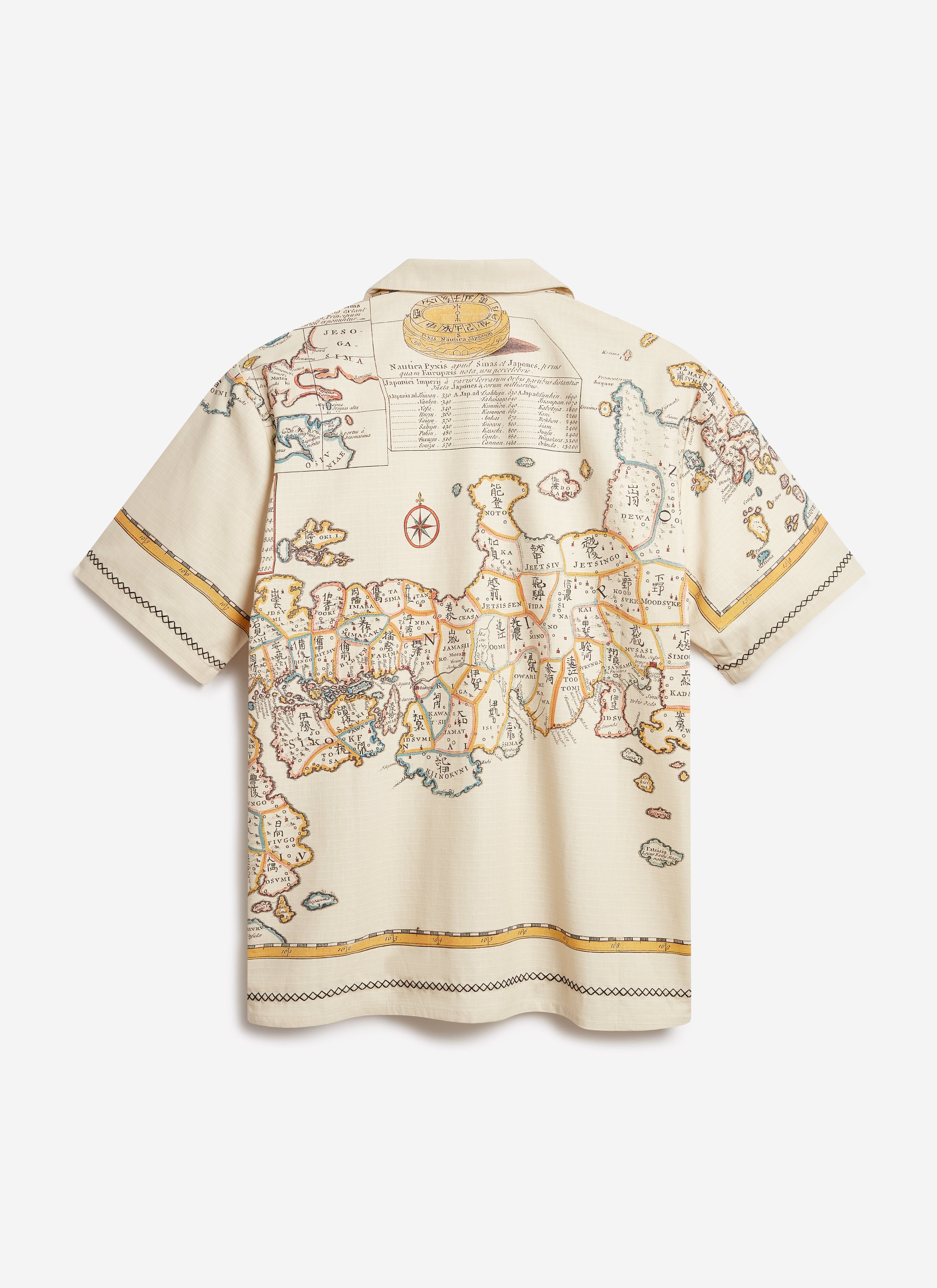 Ex Libris Cuban Shirt | Cotton Ripstop | Cream - Image 10