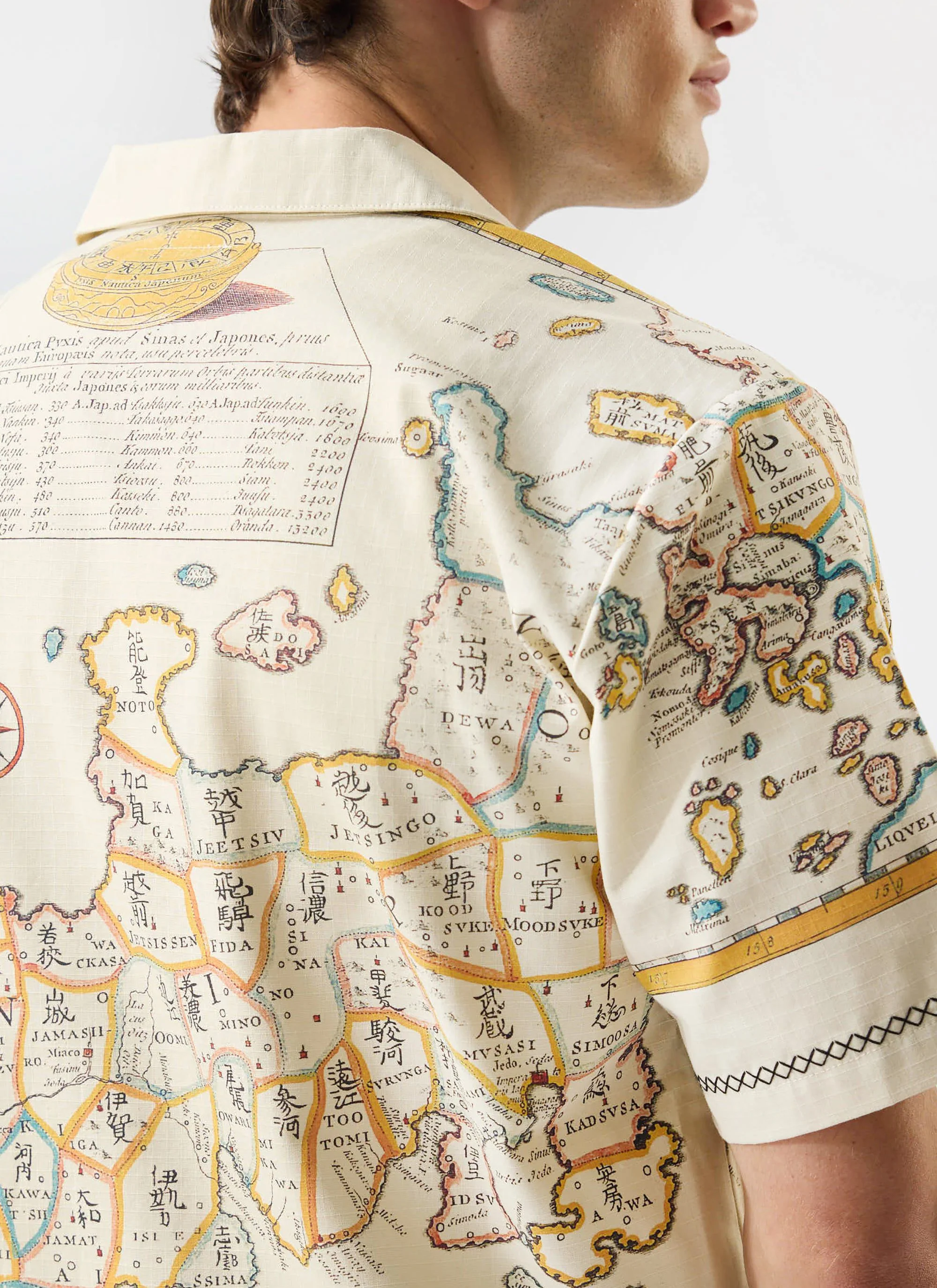 Ex Libris Cuban Shirt | Cotton Ripstop | Cream - Image 5
