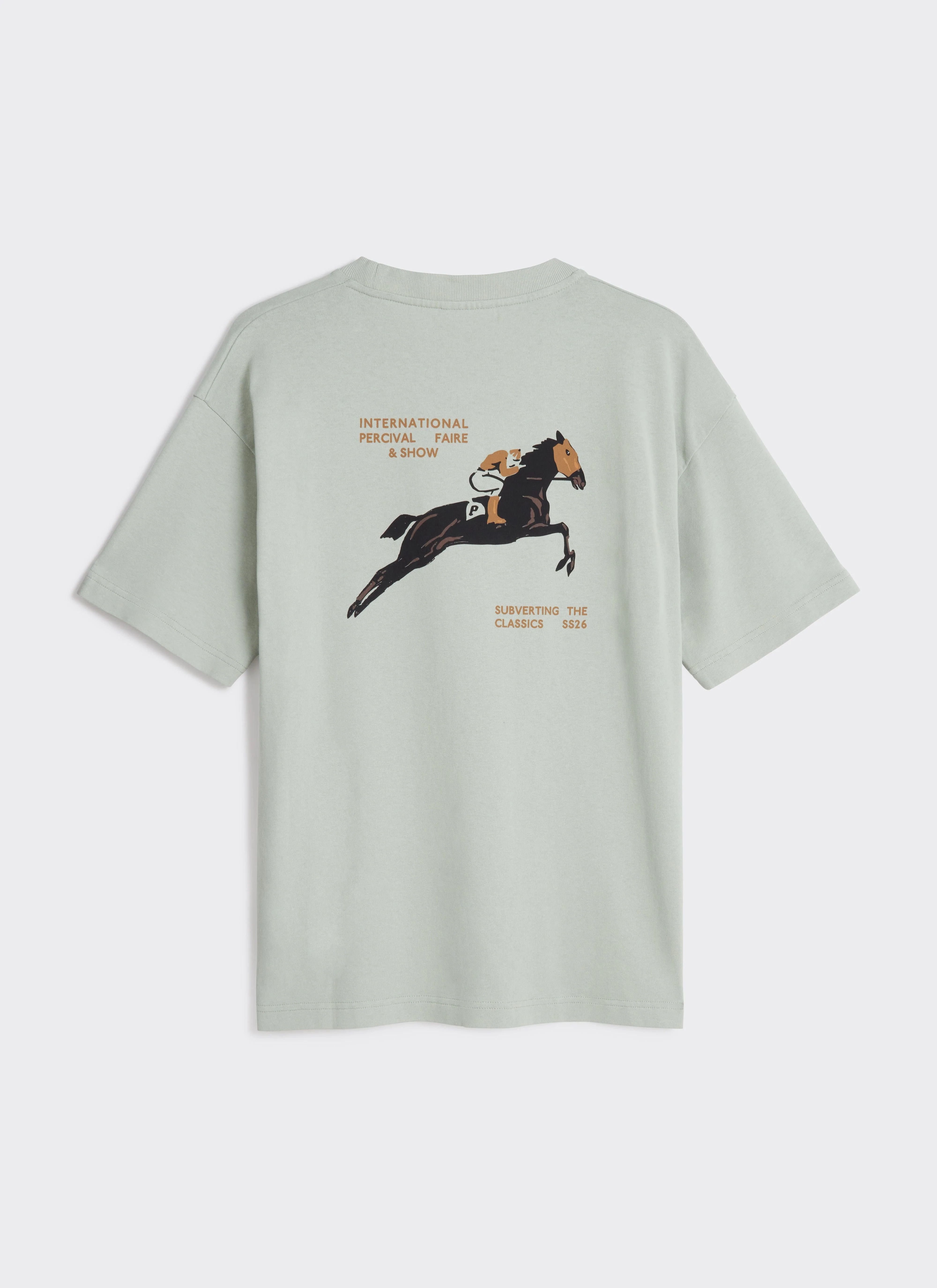 Fair and Show Oversized T Shirt | Organic Cotton | Sage - Image 5