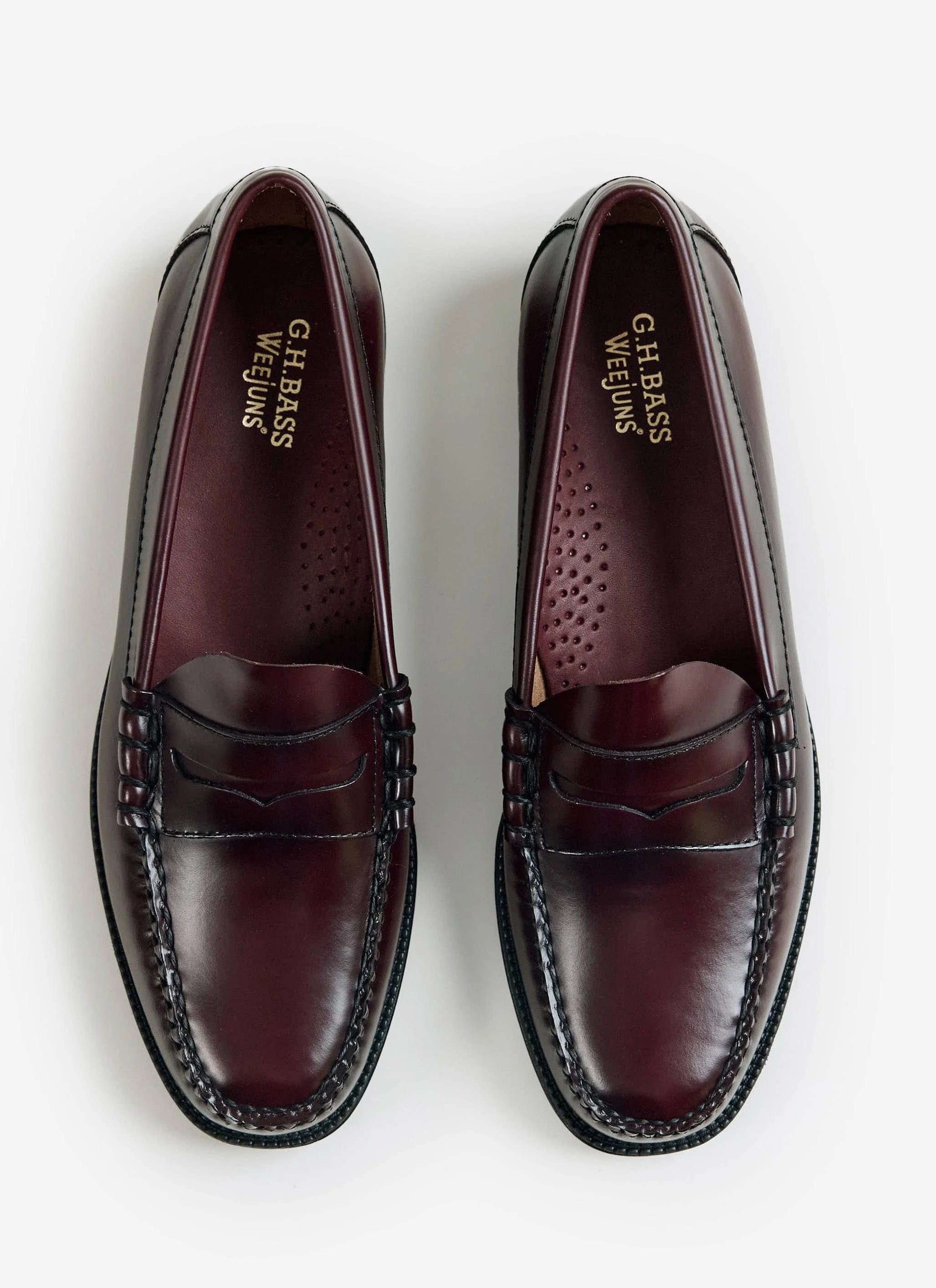G.H.Bass | Weejun II Larson Moc Penny Loafer | Wine - Image 2