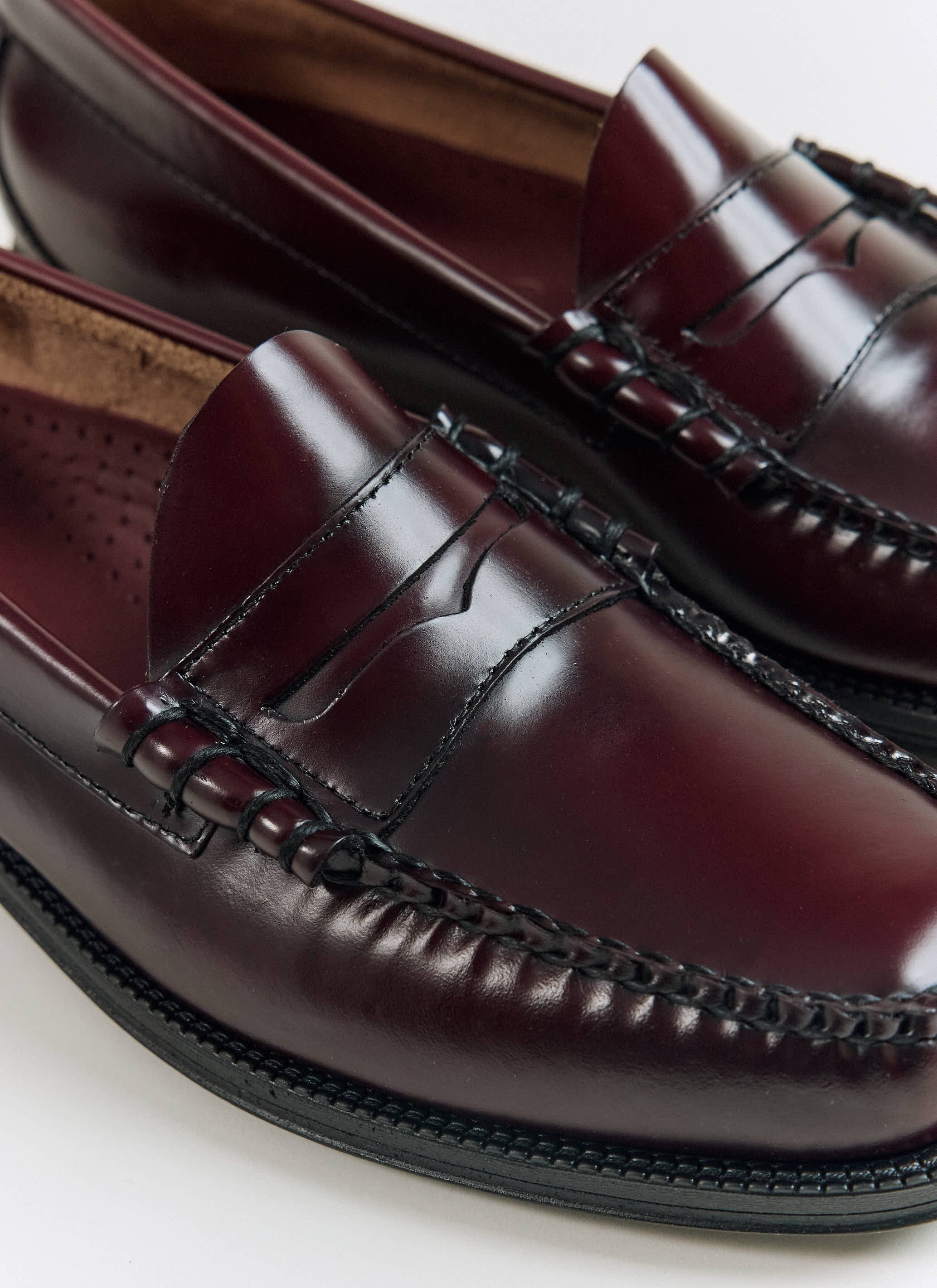 G.H.Bass | Weejun II Larson Moc Penny Loafer | Wine - Image 3