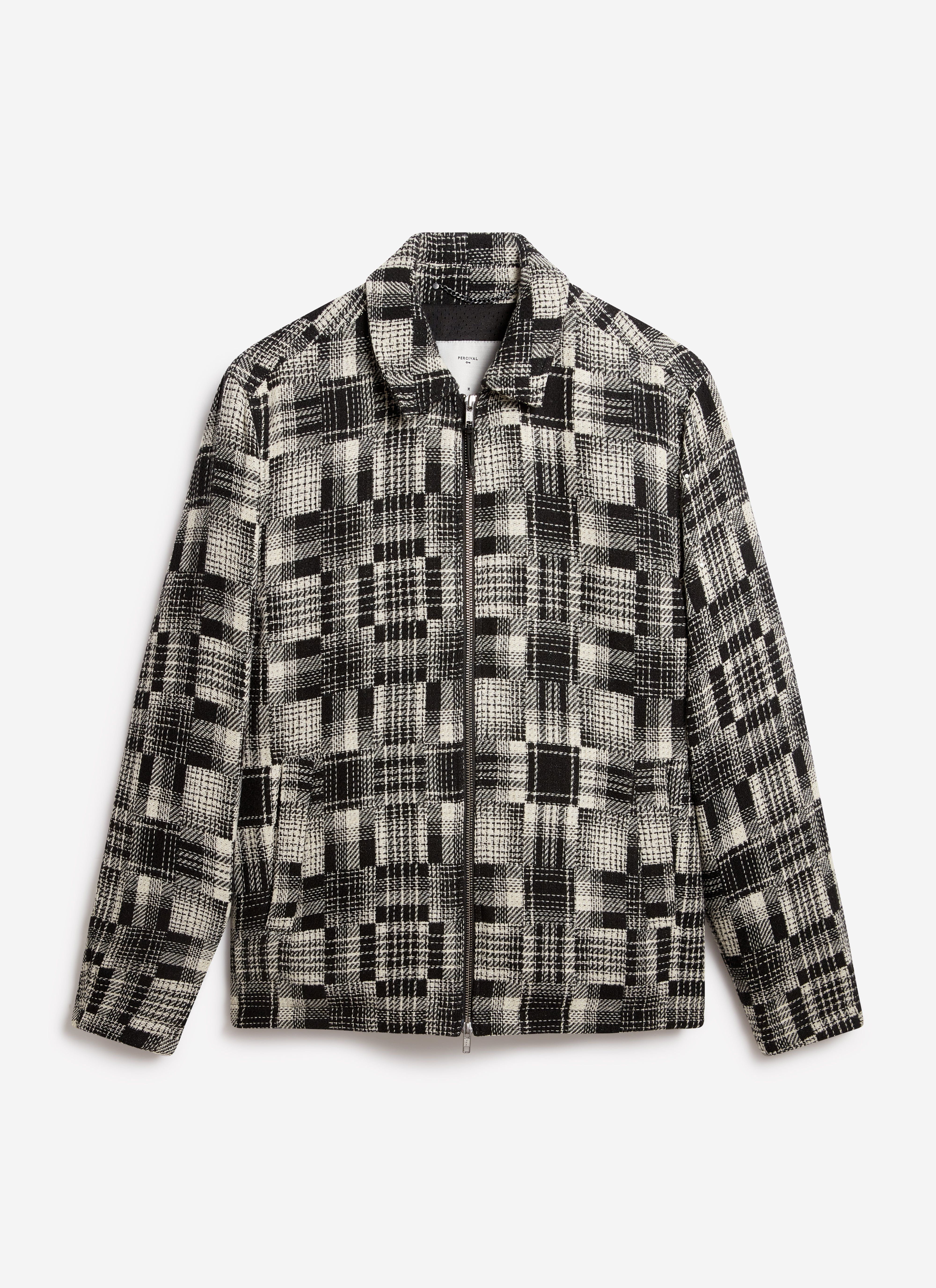 Men's Glossary Patchwork Jacket | Twill | Grey - Image 9
