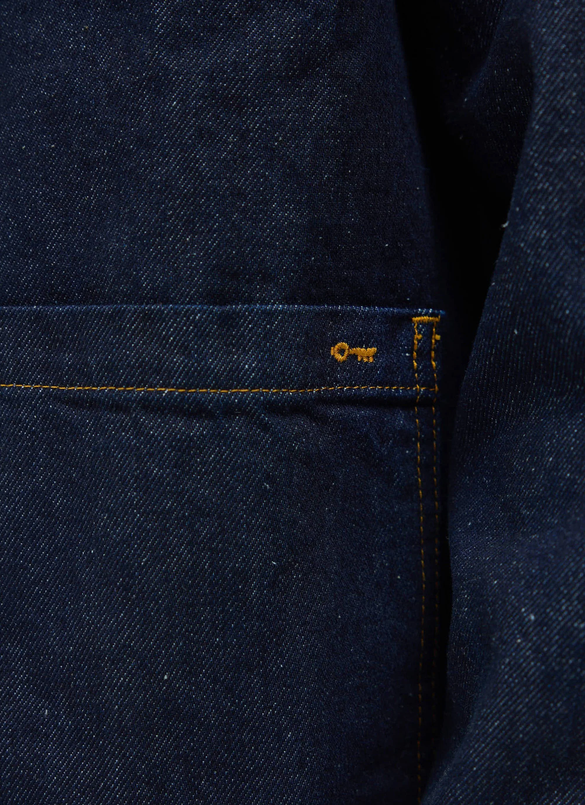 Gove Chore Jacket | Denim | Dark Indigo - Image 5