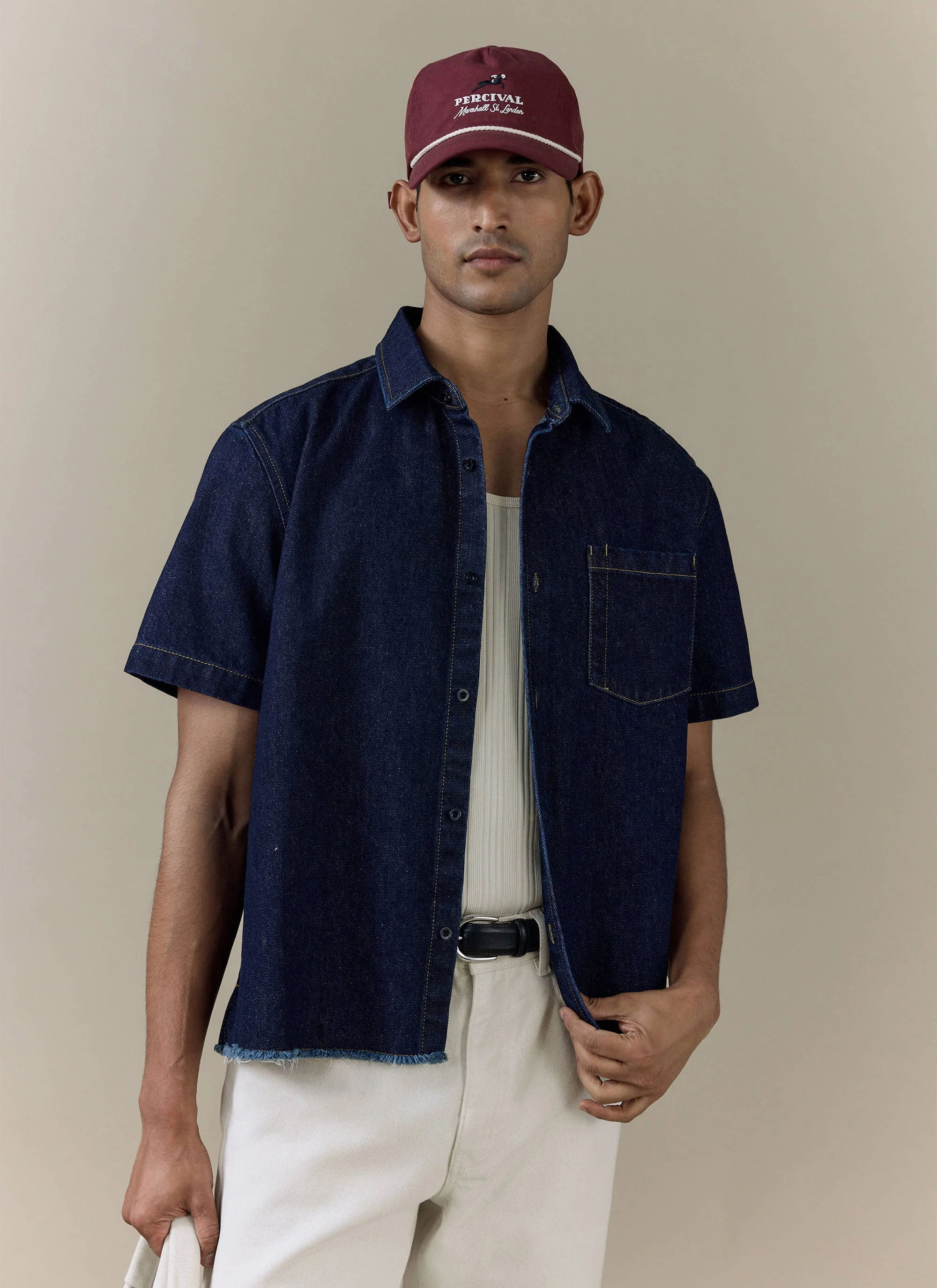 Harley Denim Shirt | Cotton | Dark Indigo - Image 4