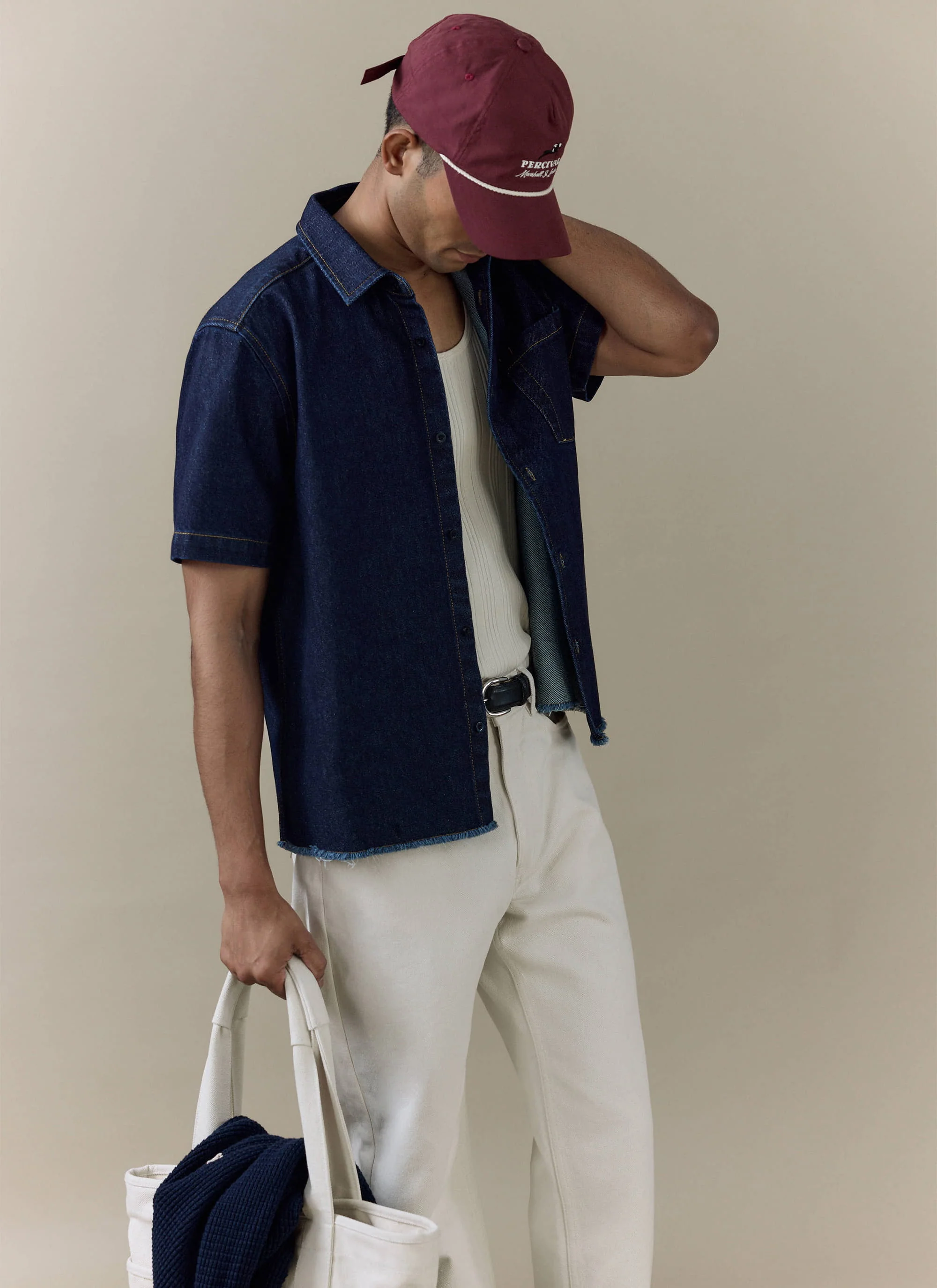 Harley Denim Shirt | Cotton | Dark Indigo - Image 5