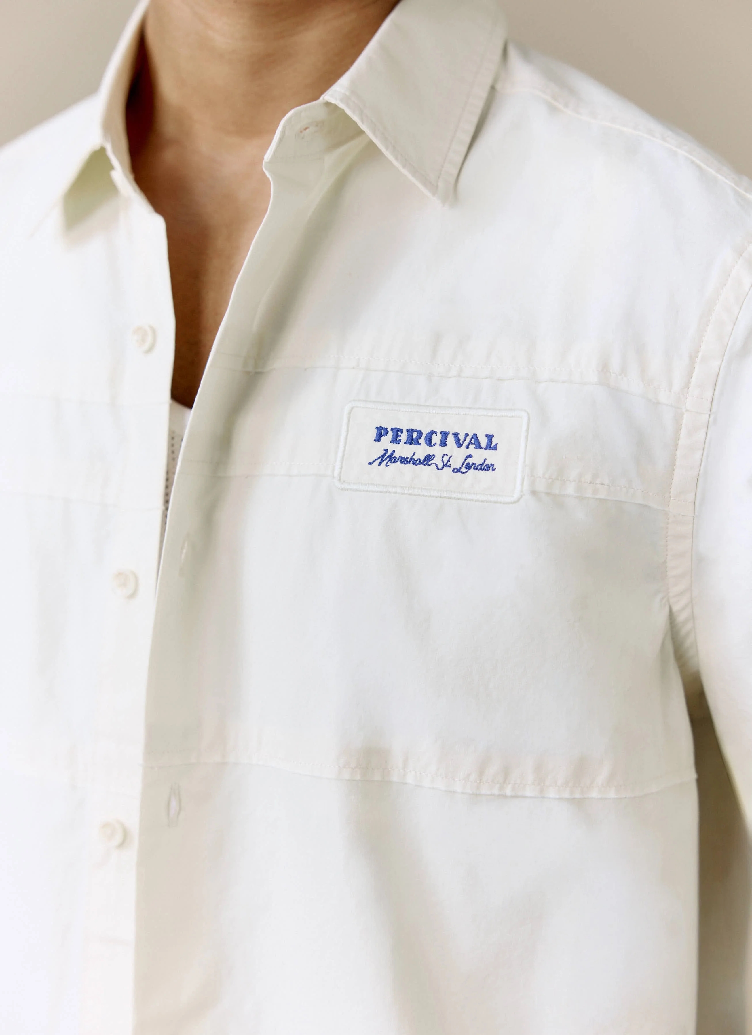 Harlow Boxy Shirt | Cotton | Cream - Image 4
