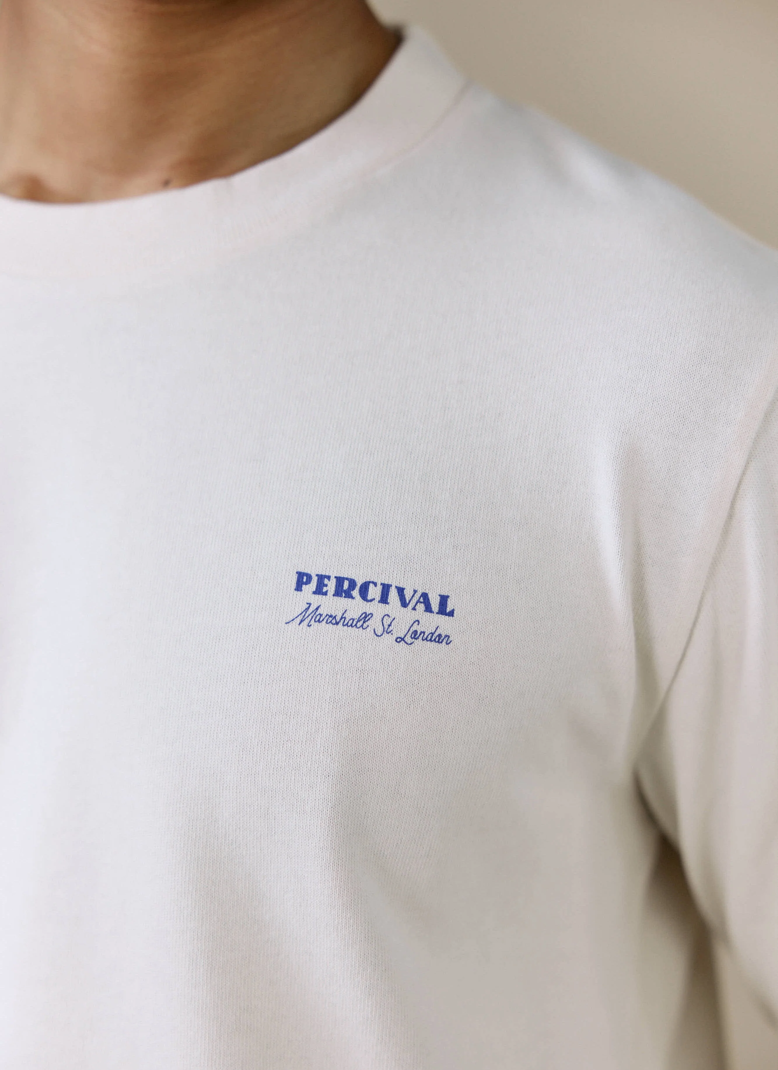 Harlow Fine Wines Long Sleeve T Shirt | Organic Cotton | Cream - Image 3