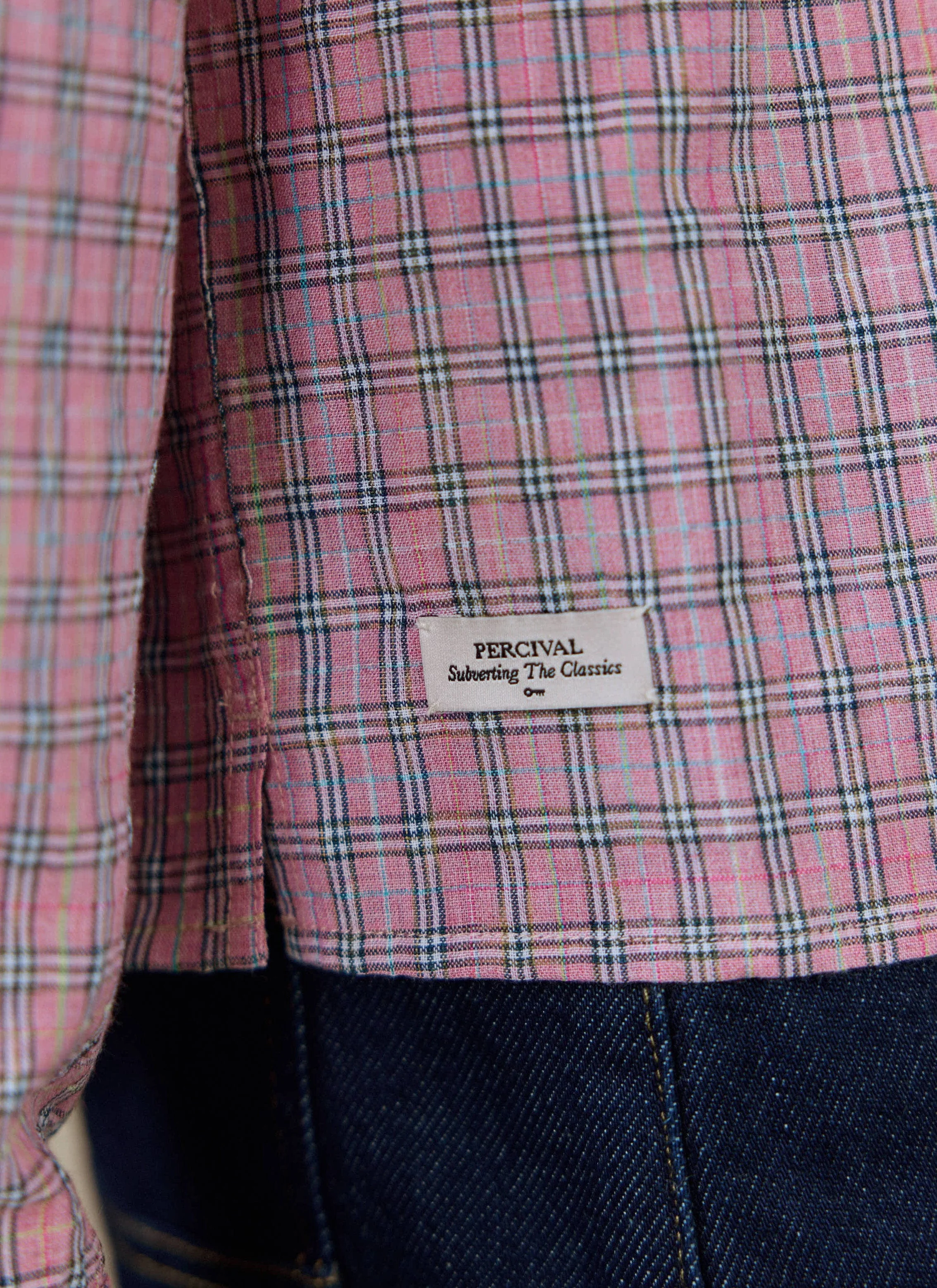 Hinsley Checked Boxy Shirt | Cotton | Pink - Image 6