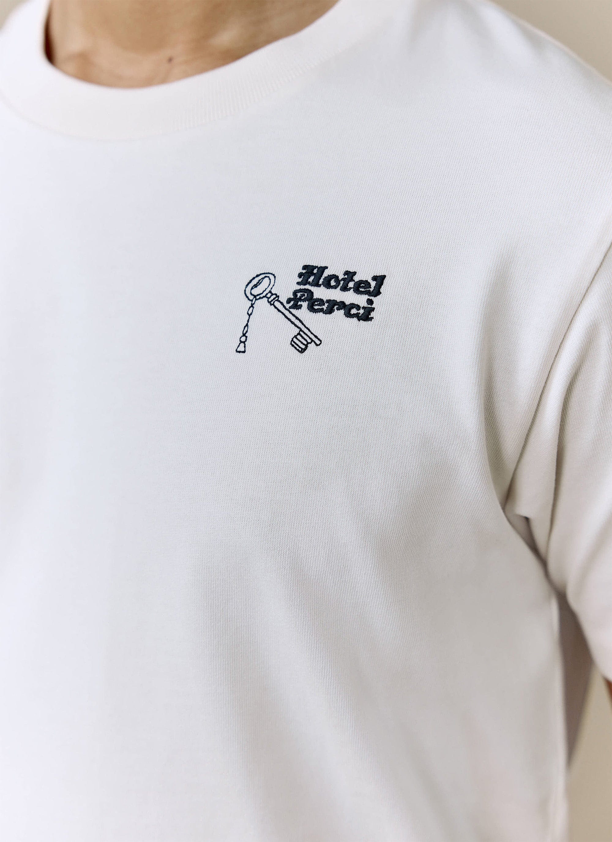 Hotel T Shirt | Organic Cotton | Cream - Image 4