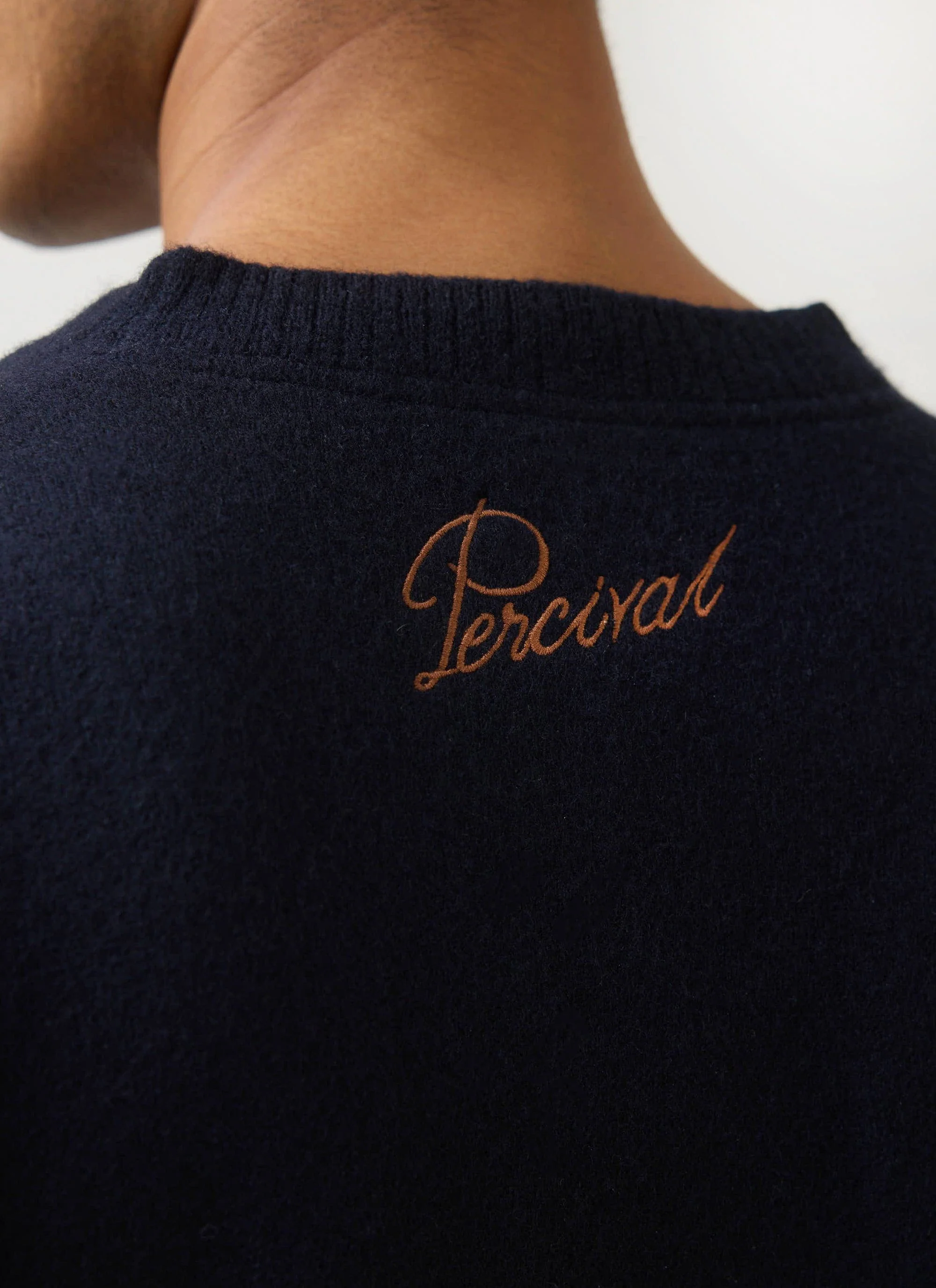 Jacquard Merino Wool Jumper | Guinness x Percival | Navy - Image 7