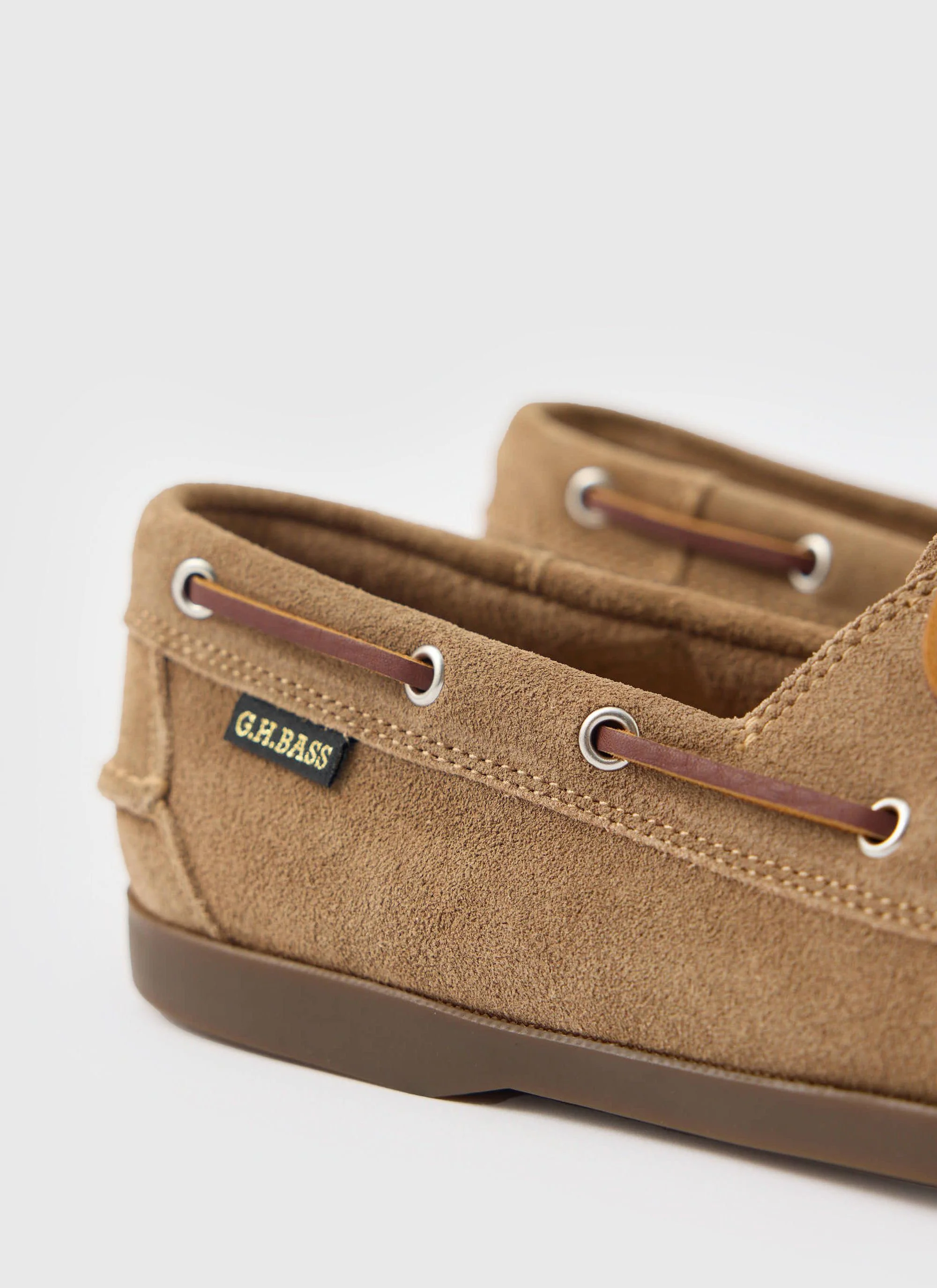 G.H.Bass | Jetty II Boater 2 Eye | Earth Suede - Image 4