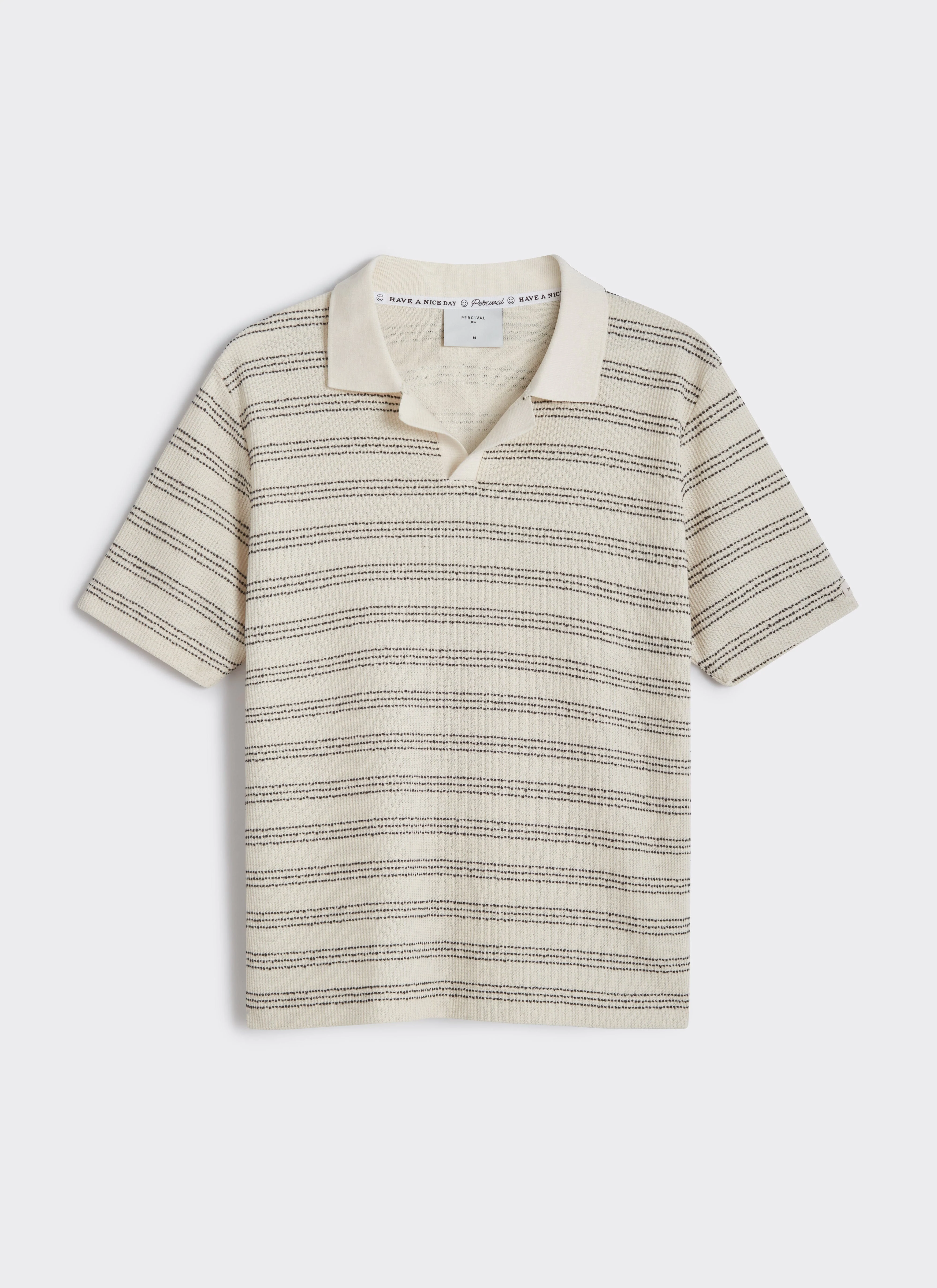 Laurent Polo | Cotton | Cream Stripe - Image 8