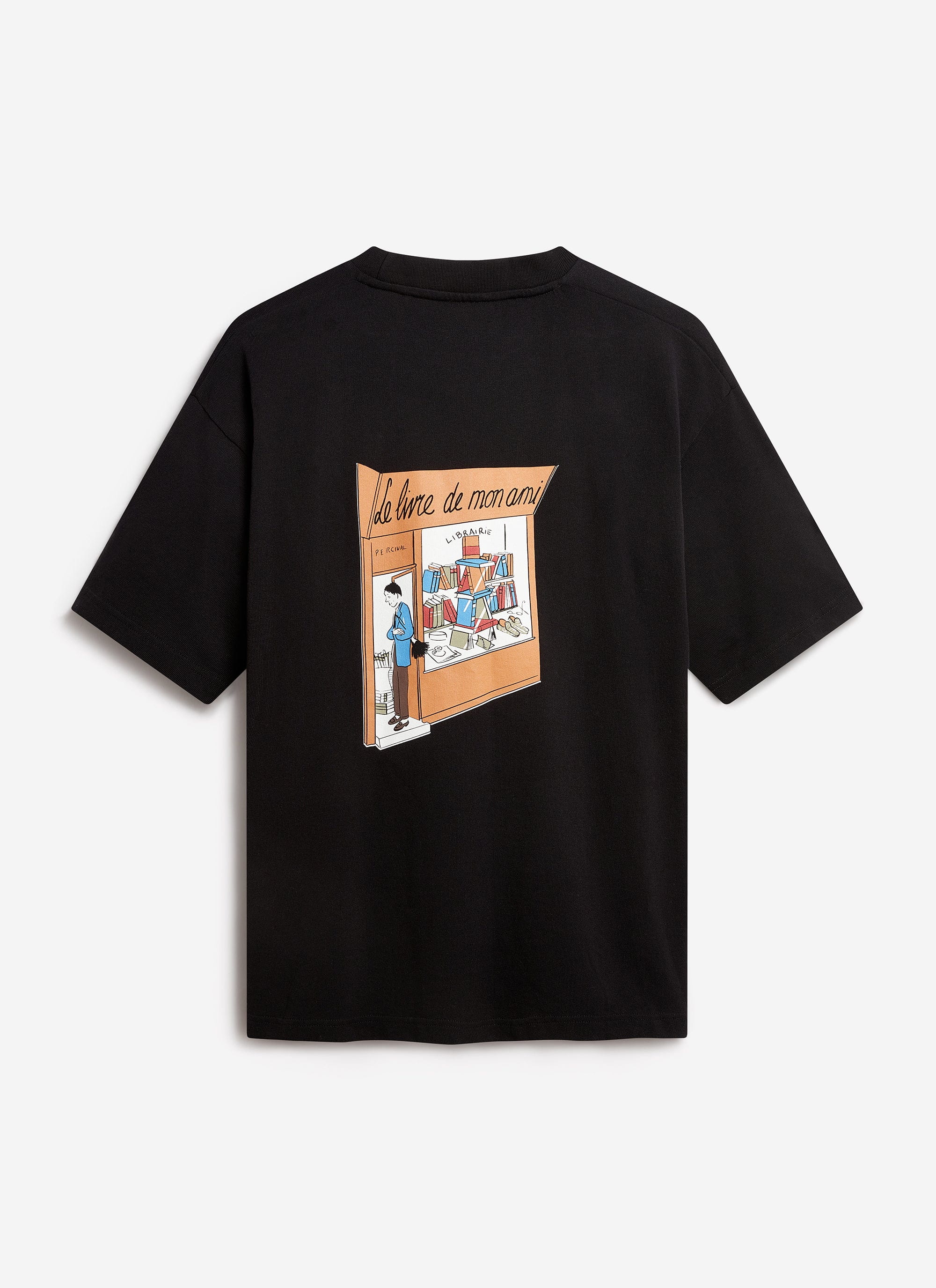 Le Livre De Mon Ami Oversized T Shirt | Cotton | Black - Image 6